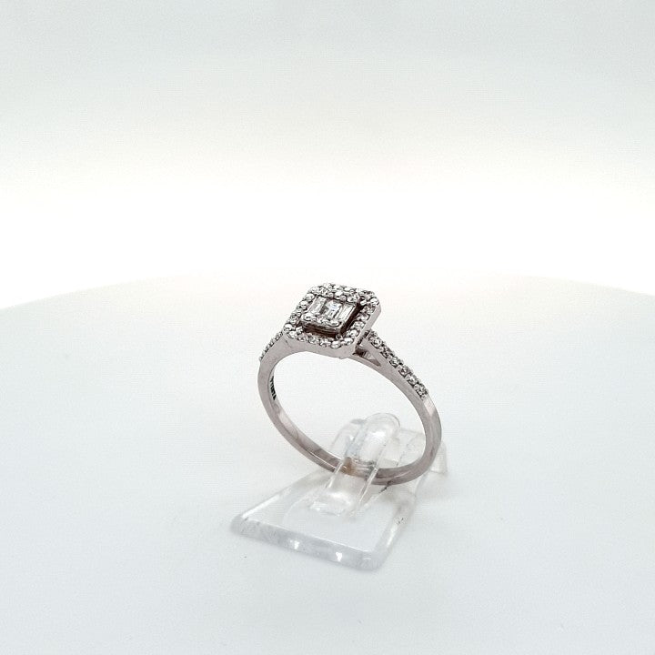 Ring Weiß Gold 750 Brillanten Schmuck Damen Geschenk