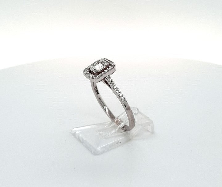 Ring Weiß Gold 750 Brillanten Schmuck Damen Geschenk