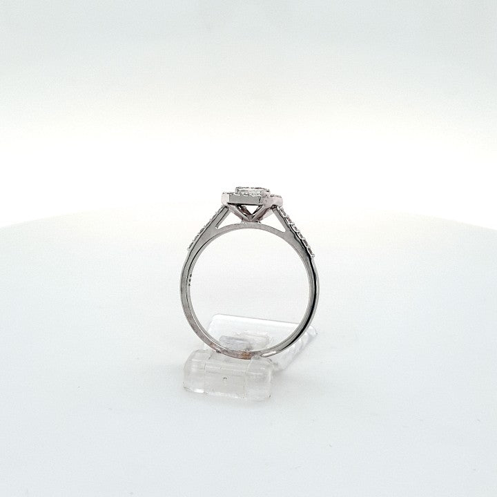 Ring Weiß Gold 750 Brillanten Schmuck Damen Geschenk