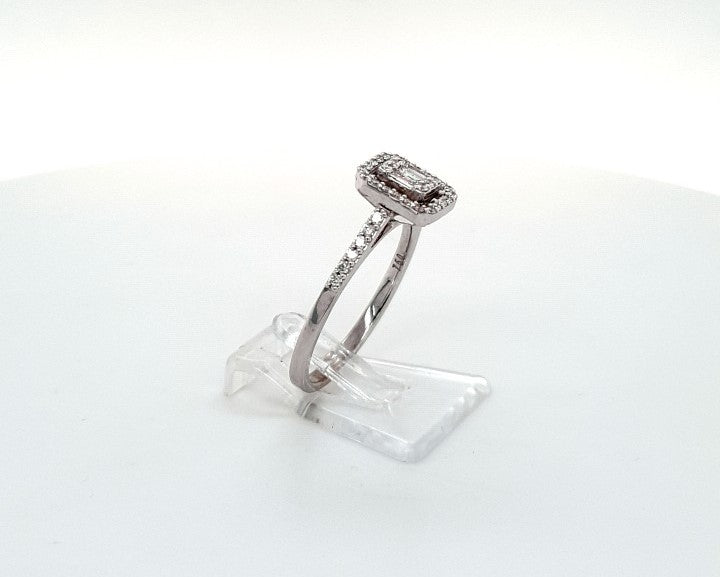 Ring Weiß Gold 750 Brillanten Schmuck Damen Geschenk