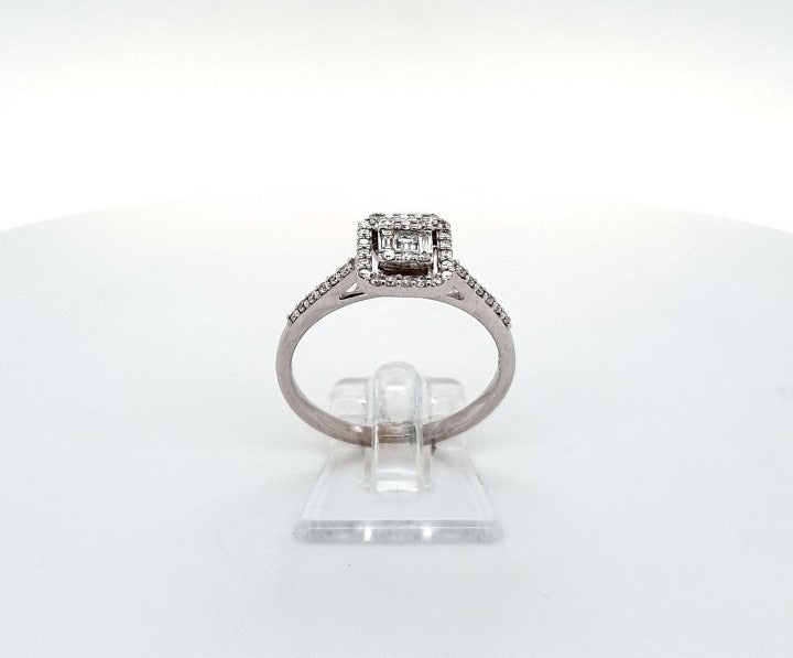 Ring Weiß Gold 750 Brillanten Schmuck Damen Geschenk
