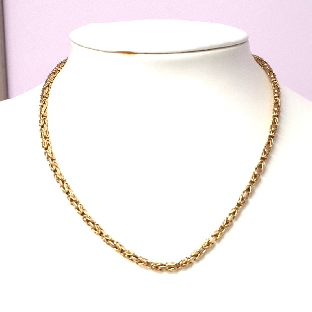 Königs Kette Gelb Gold 585 Unisex Schmuck Geschenk