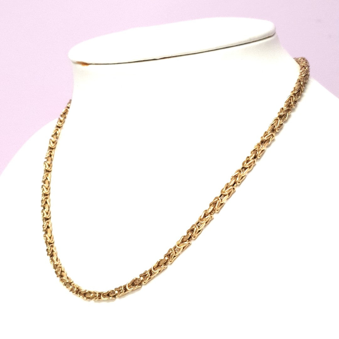 Königs Kette Gelb Gold 585 Unisex Schmuck Geschenk