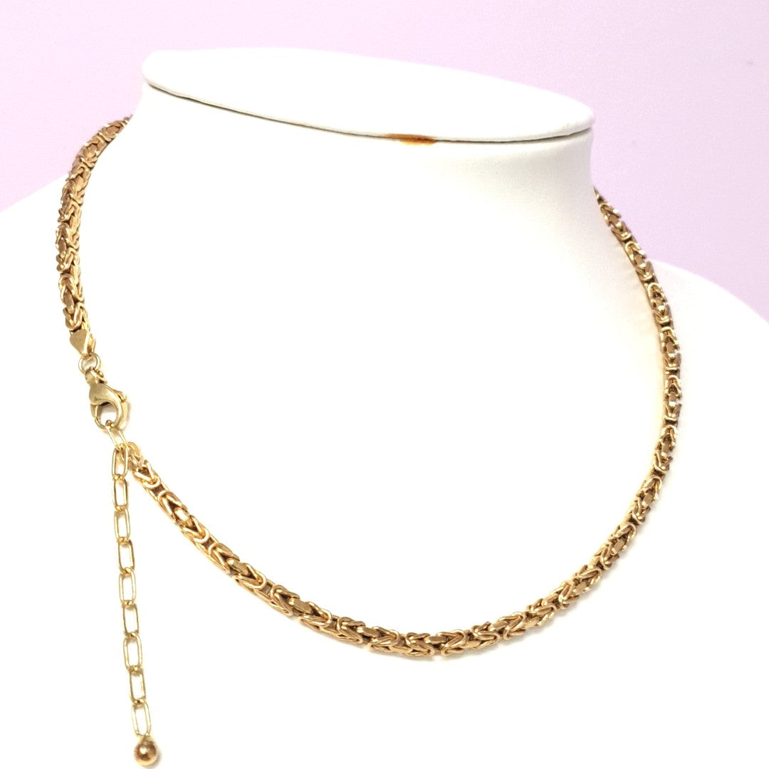 Königs Kette Gelb Gold 585 Unisex Schmuck Geschenk