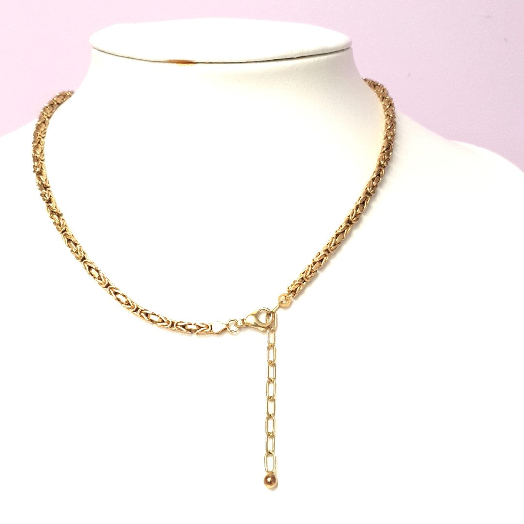 Königs Kette Gelb Gold 585 Unisex Schmuck Geschenk