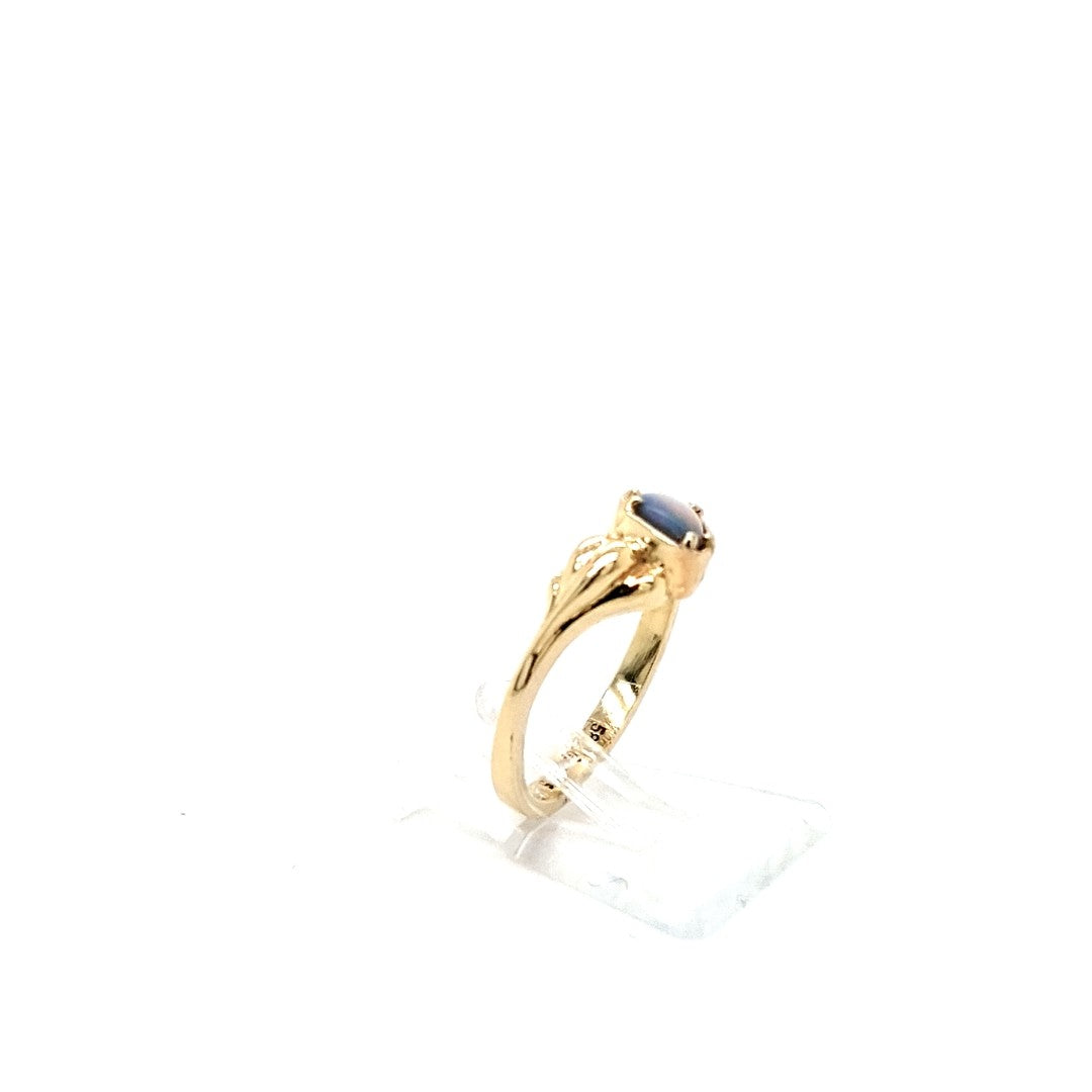 Ring Gelb Gold 585 Schmuckstein bunt Damen Geschenk