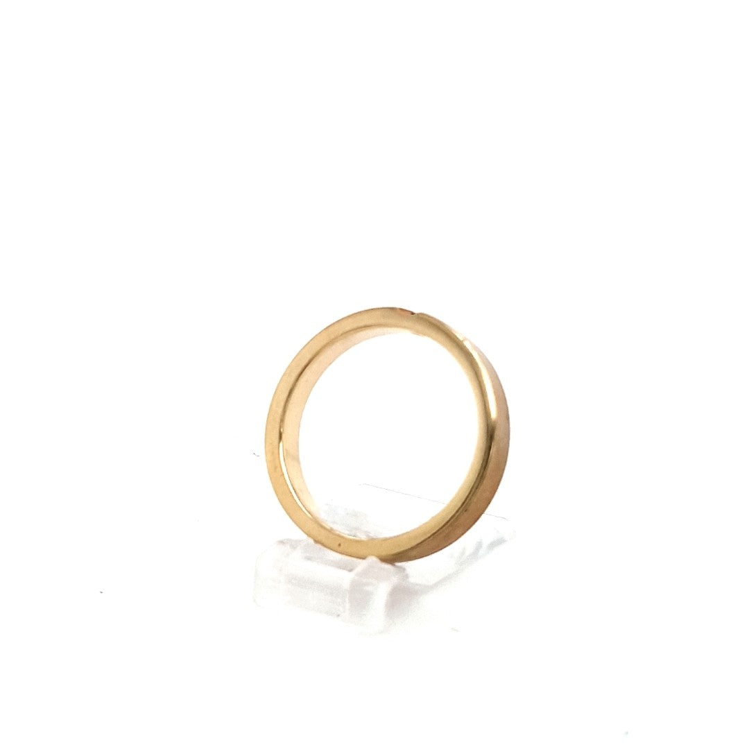Ring Gelb Gold 585 Brillant Unisex Schmuck