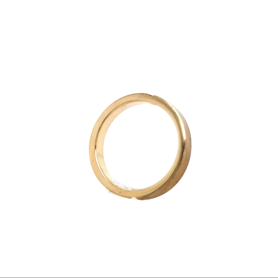 Ring Gelb Gold 585 Brillant Unisex Schmuck