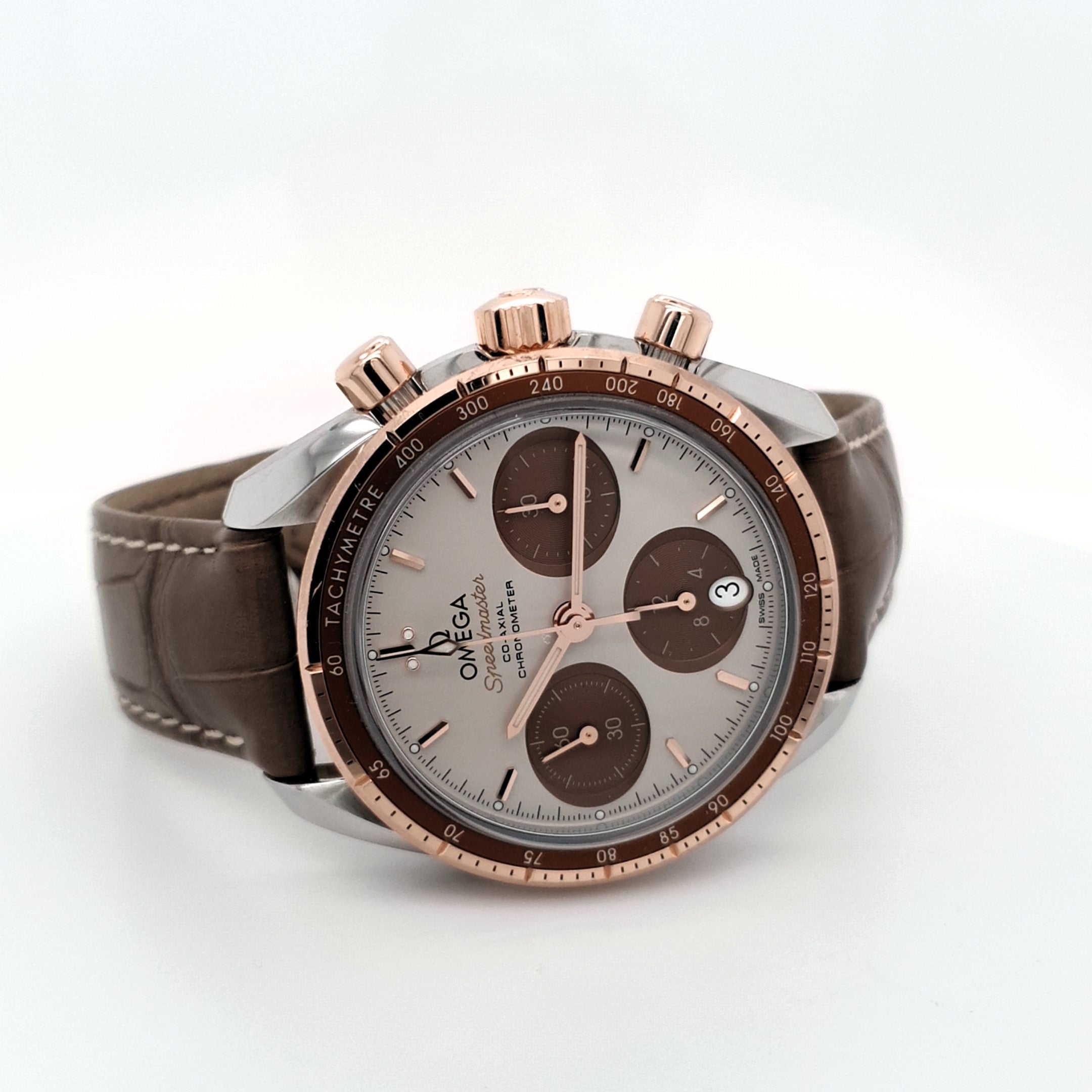 Omega Speedmaster Stahl/ Rosegold 750 Unisex 38 mm