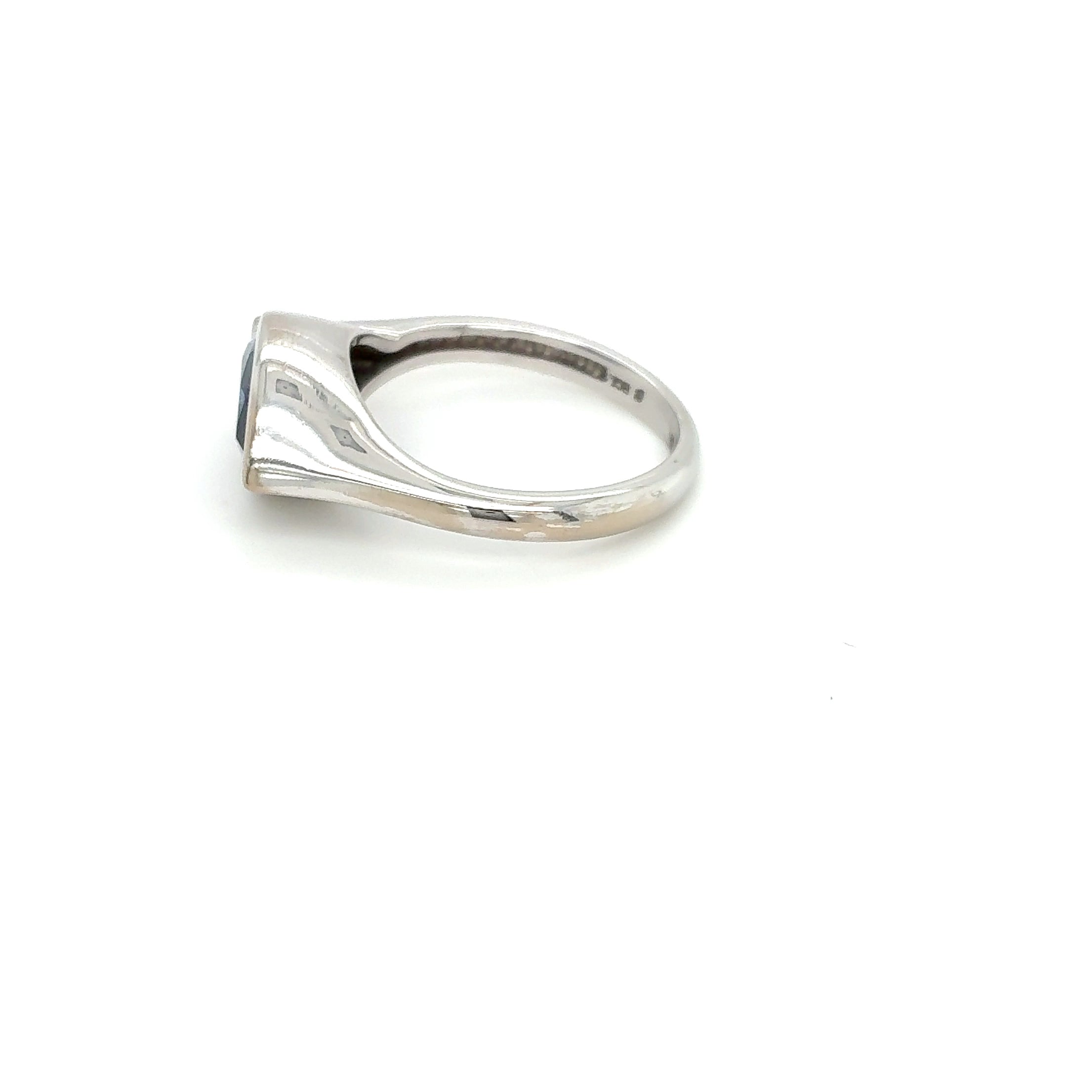 Ring 585 Weißgold 14kt Gold Gr. 56