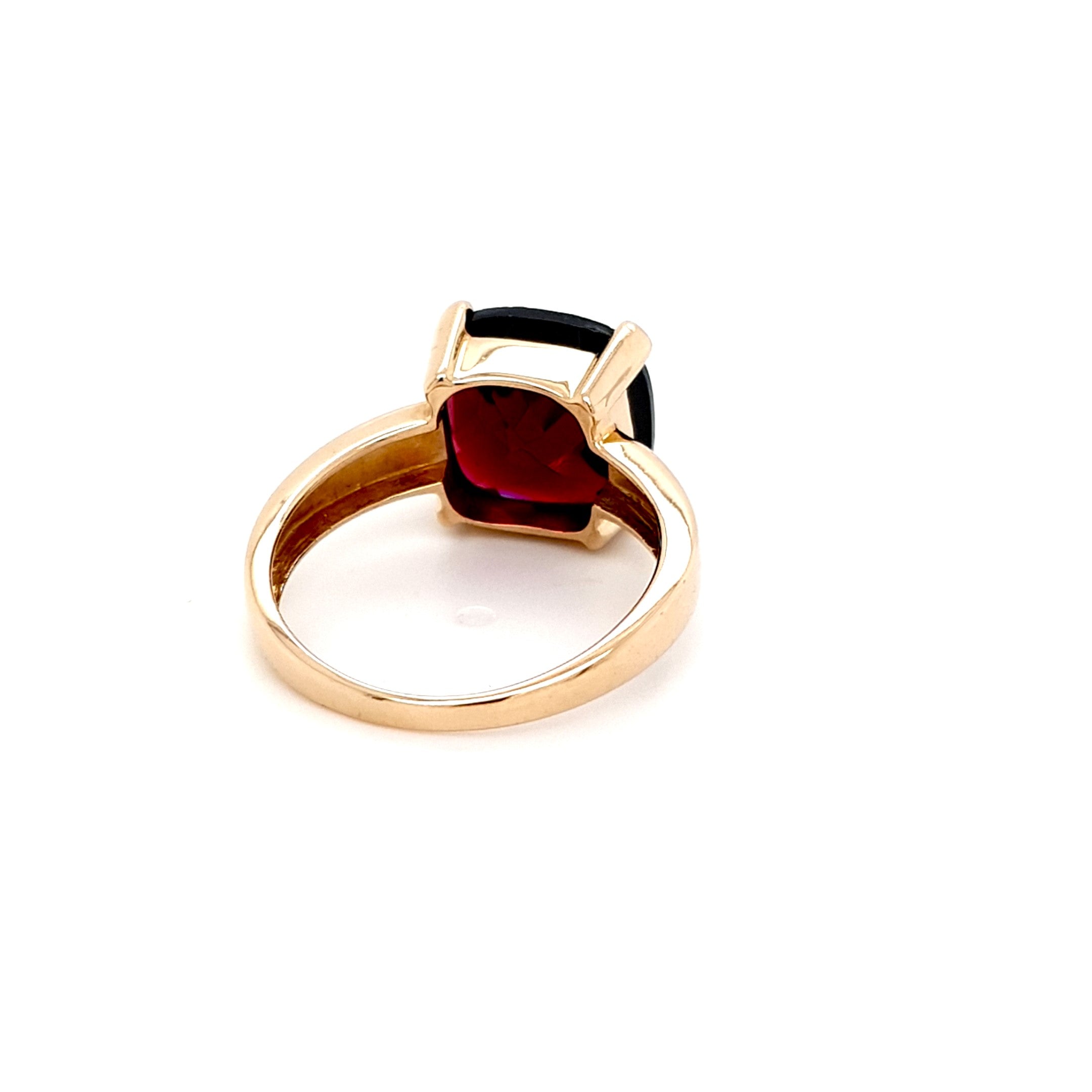 Ring Gold 585 14 kt Schmuckstein Rot