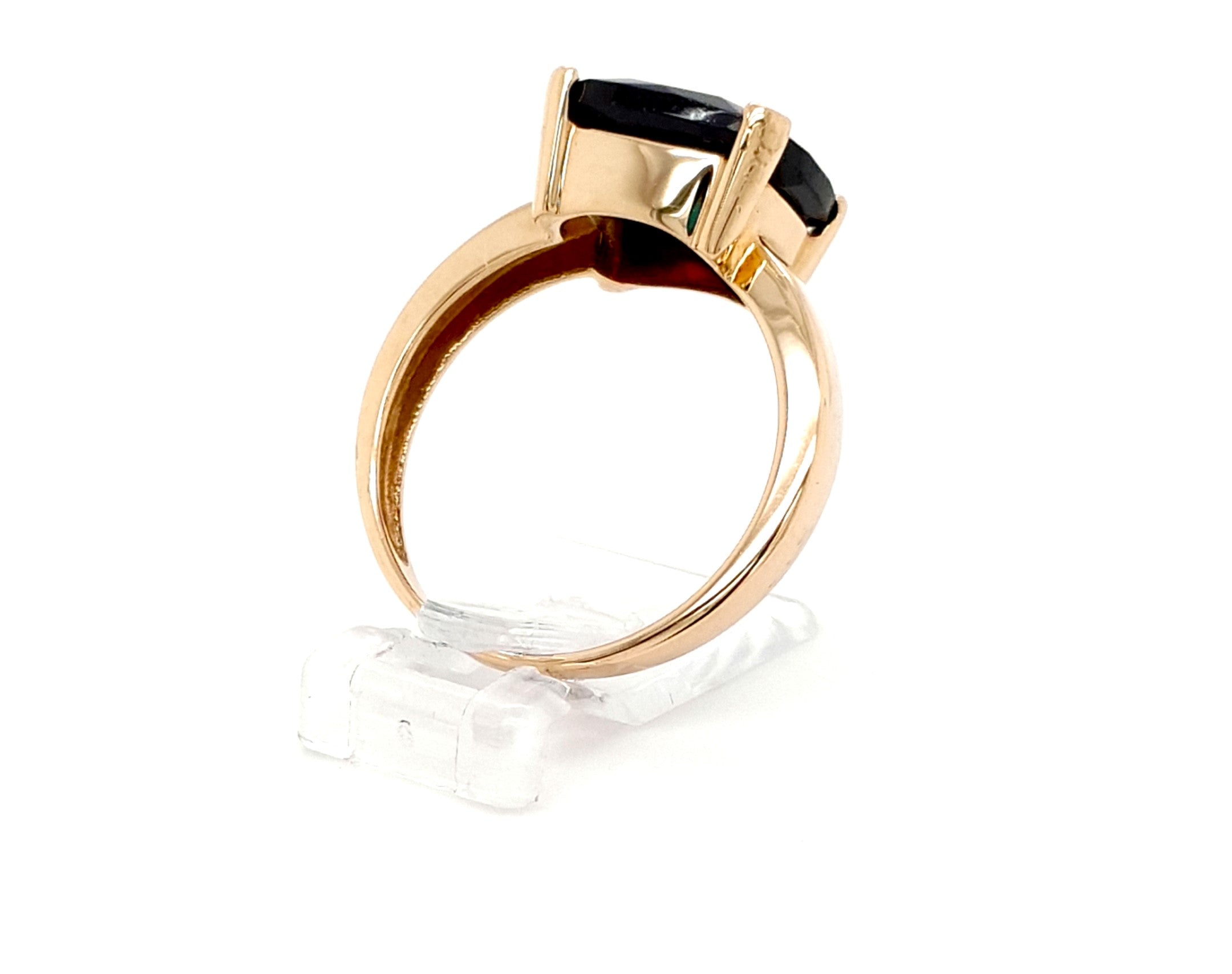 Ring Gold 585 14 kt Schmuckstein Rot