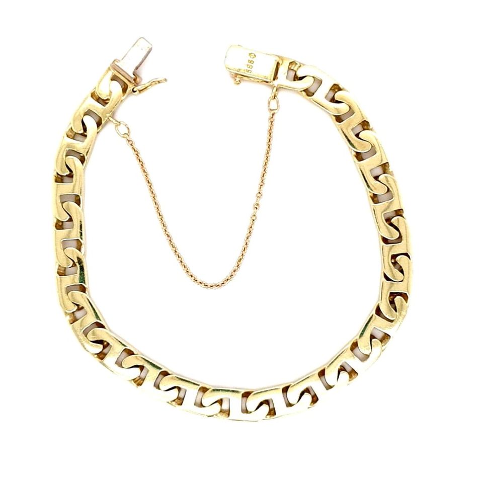 Armband Gold 585 14kt Massiv Unisex