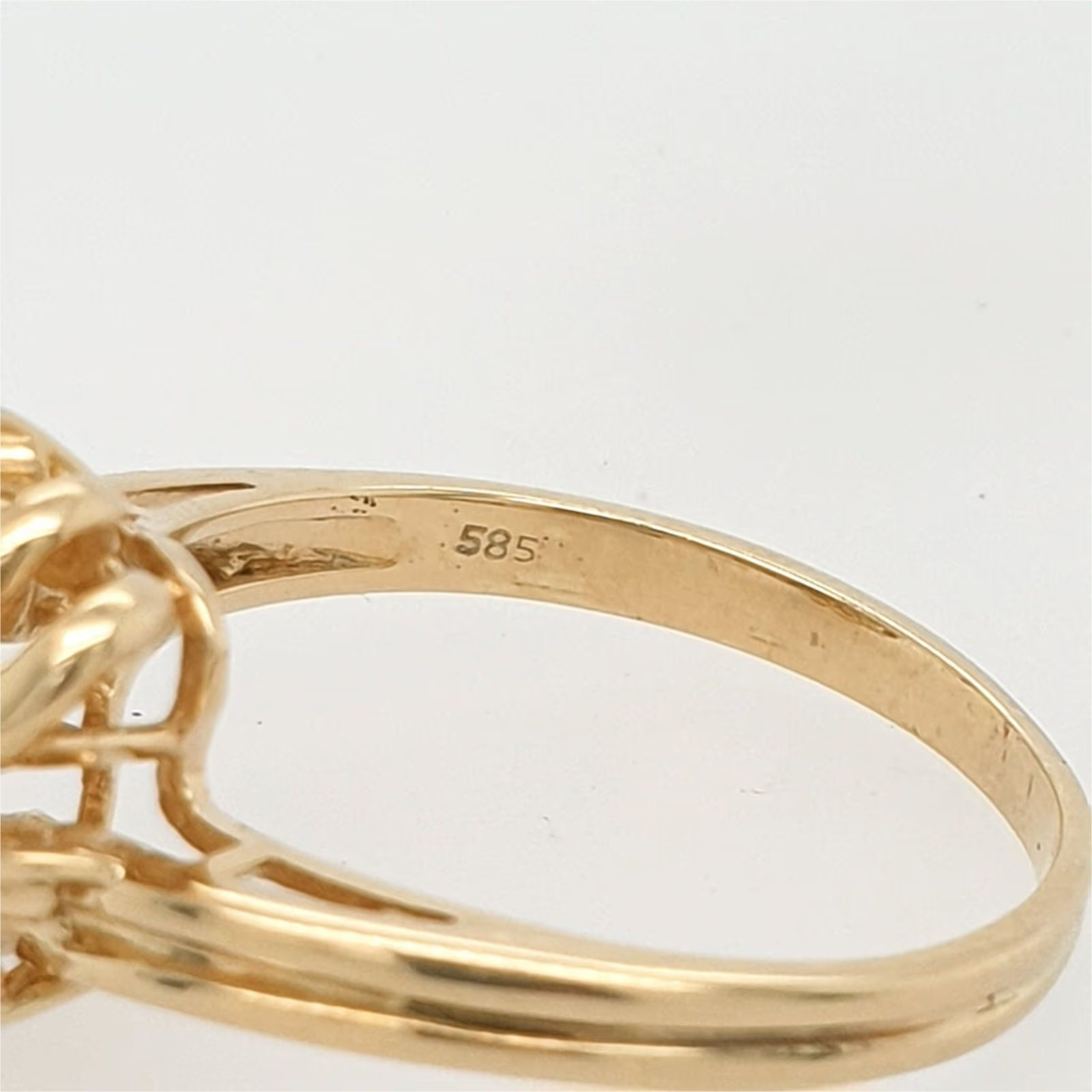 Romantischer Brillantring Gelbgold 585/14kt Gr.59