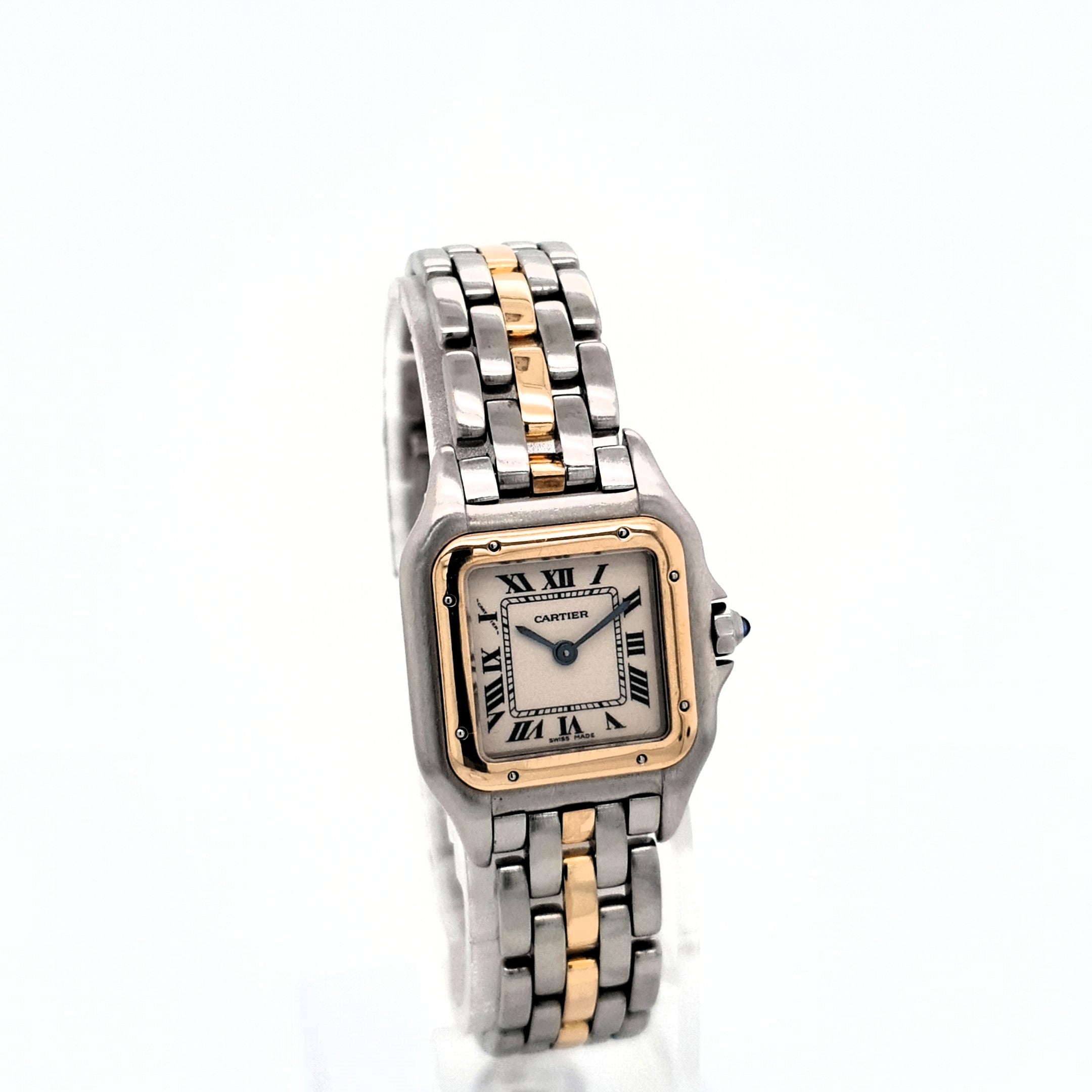 Cartier Panthere 22 mm Stahl Gelb Gold 750 Damen Ref. 166921