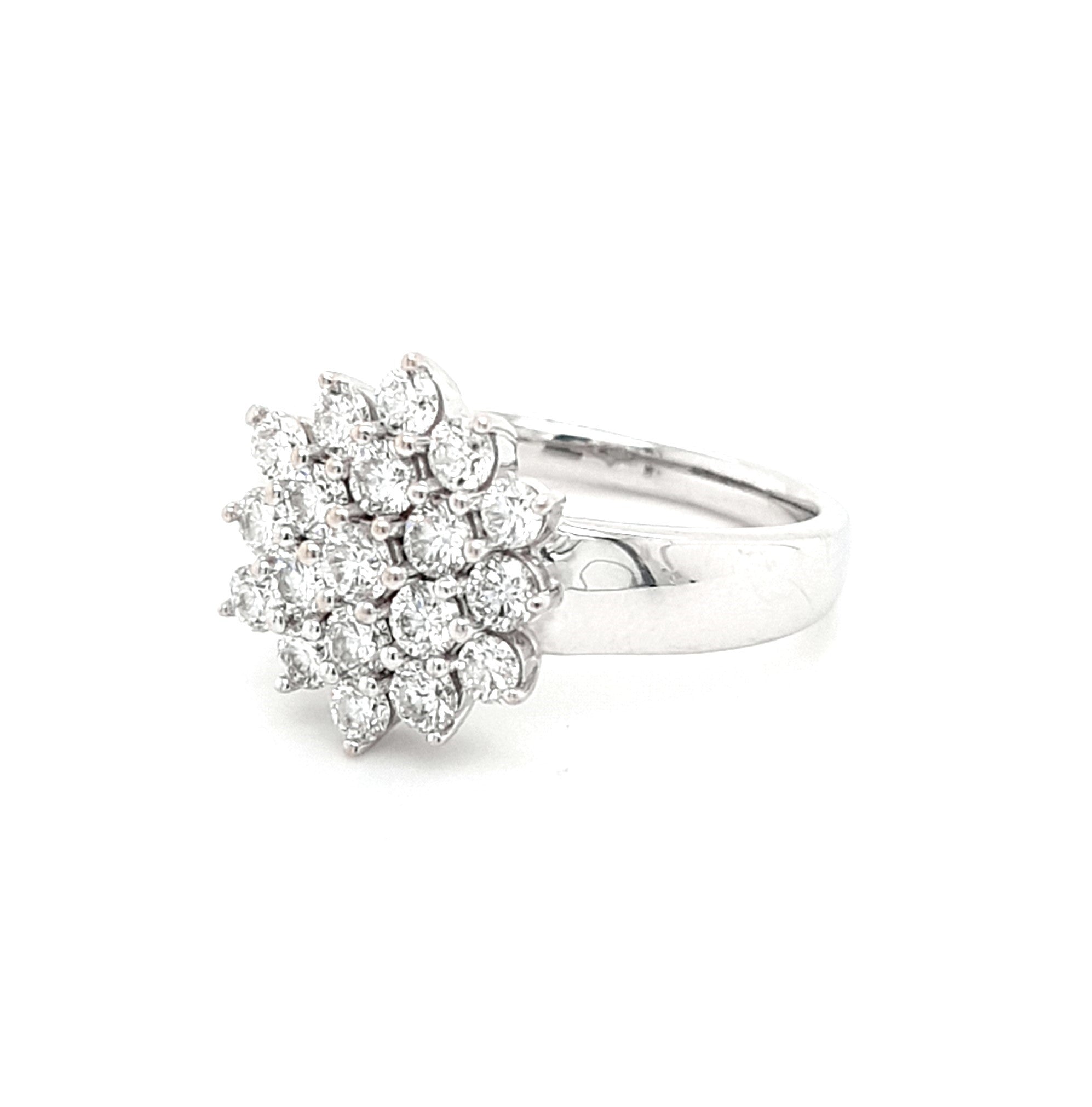 Ring Weißgold 585 14 kt Brillanten 0,95 ct Damen Schmuck Geschenk