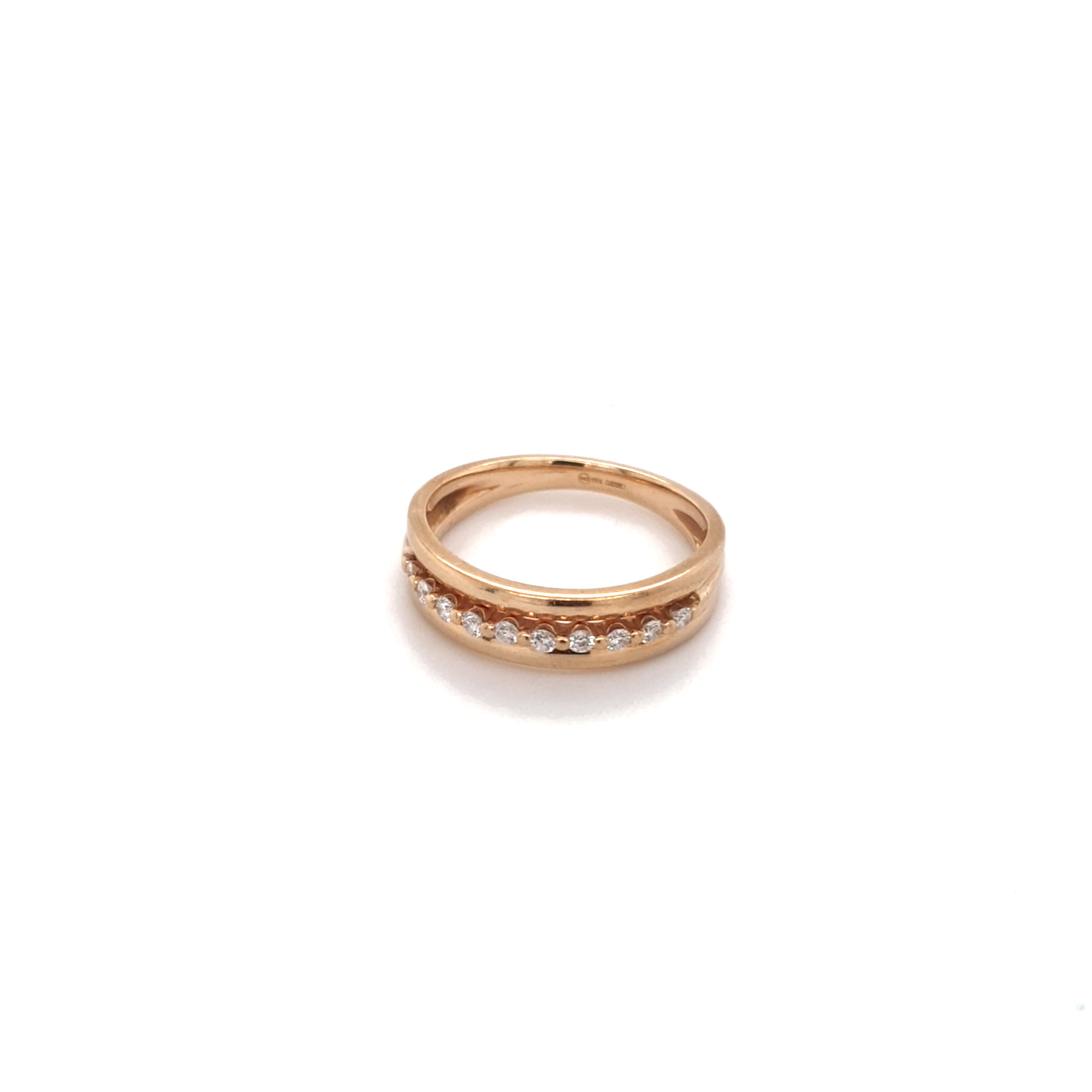 Damen Ring 585 14 kt. Gelbgold Brillanten *57* Schmuck Geschenk