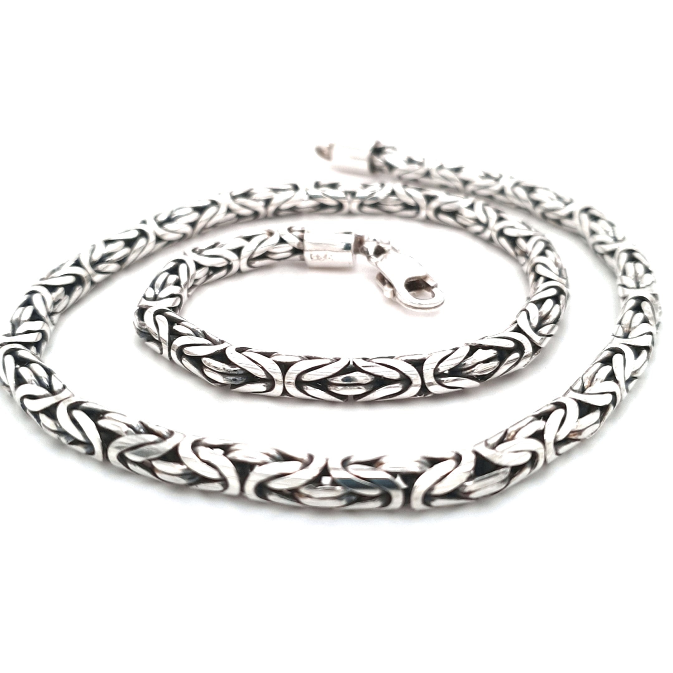 Königskette Silber 925 Rund Unisex Geschenk Schmuck