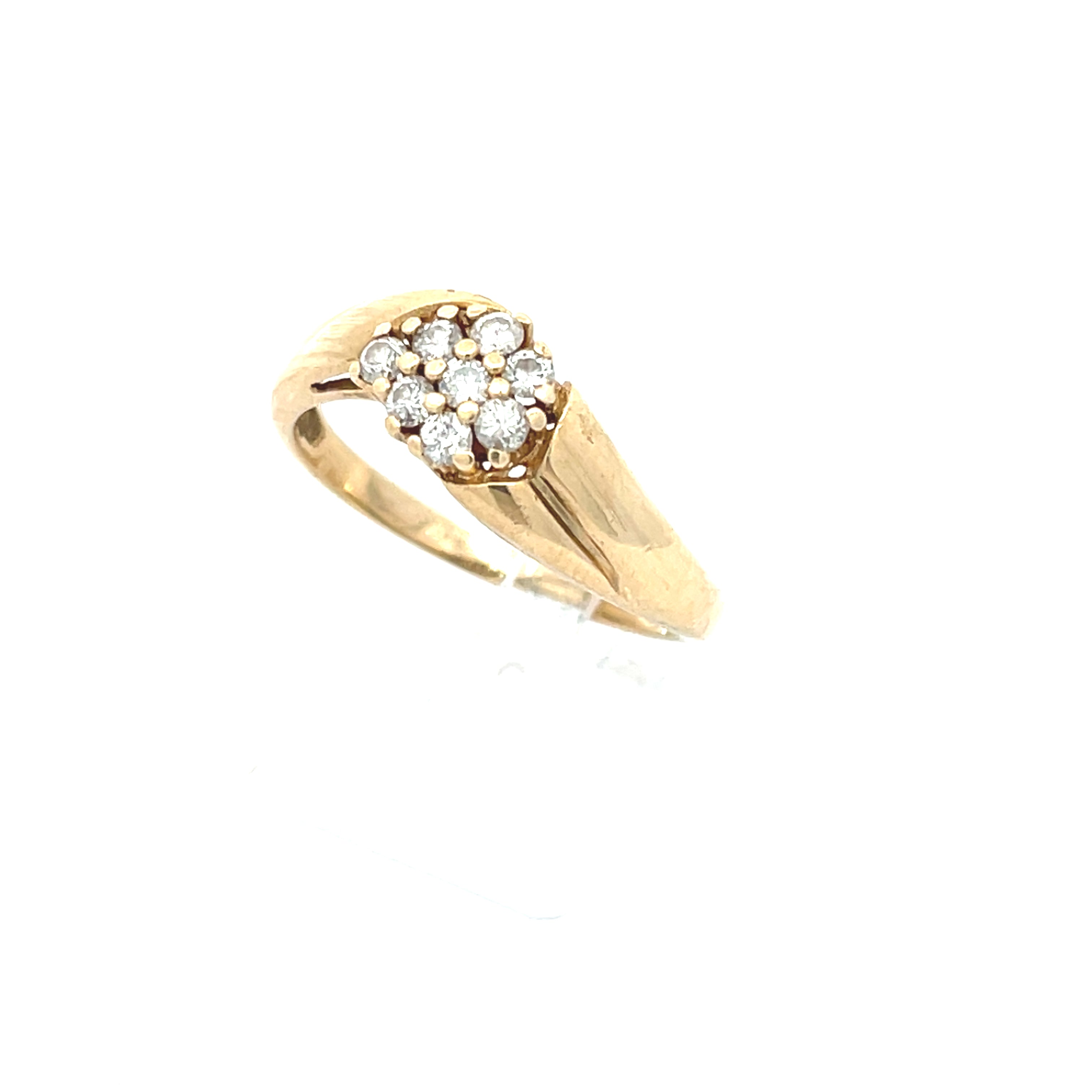 Brillanten Ring Gelb Gold 585 14 Karat Diamanten