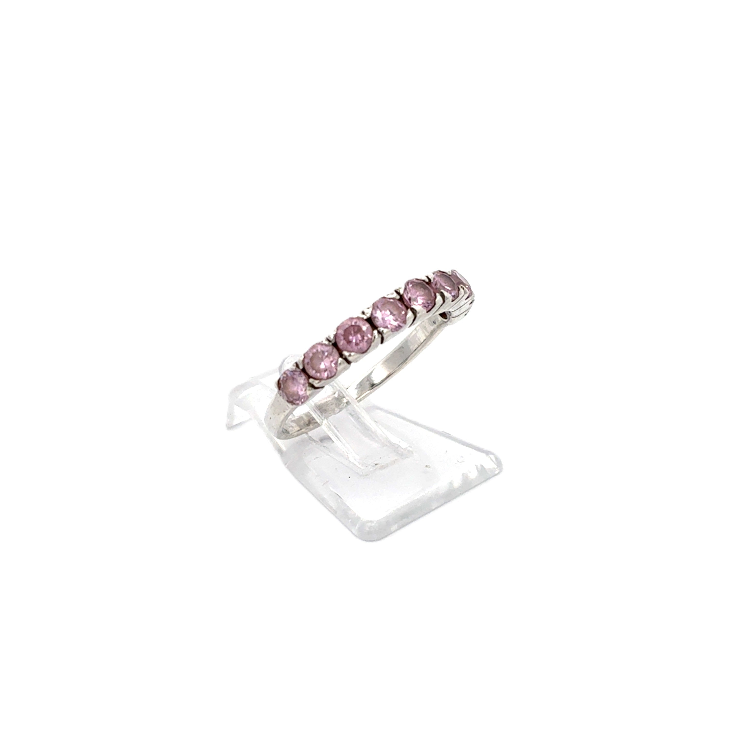 Damen Ring Silber 925 Schmuckstein Rosa Schmuck *54*