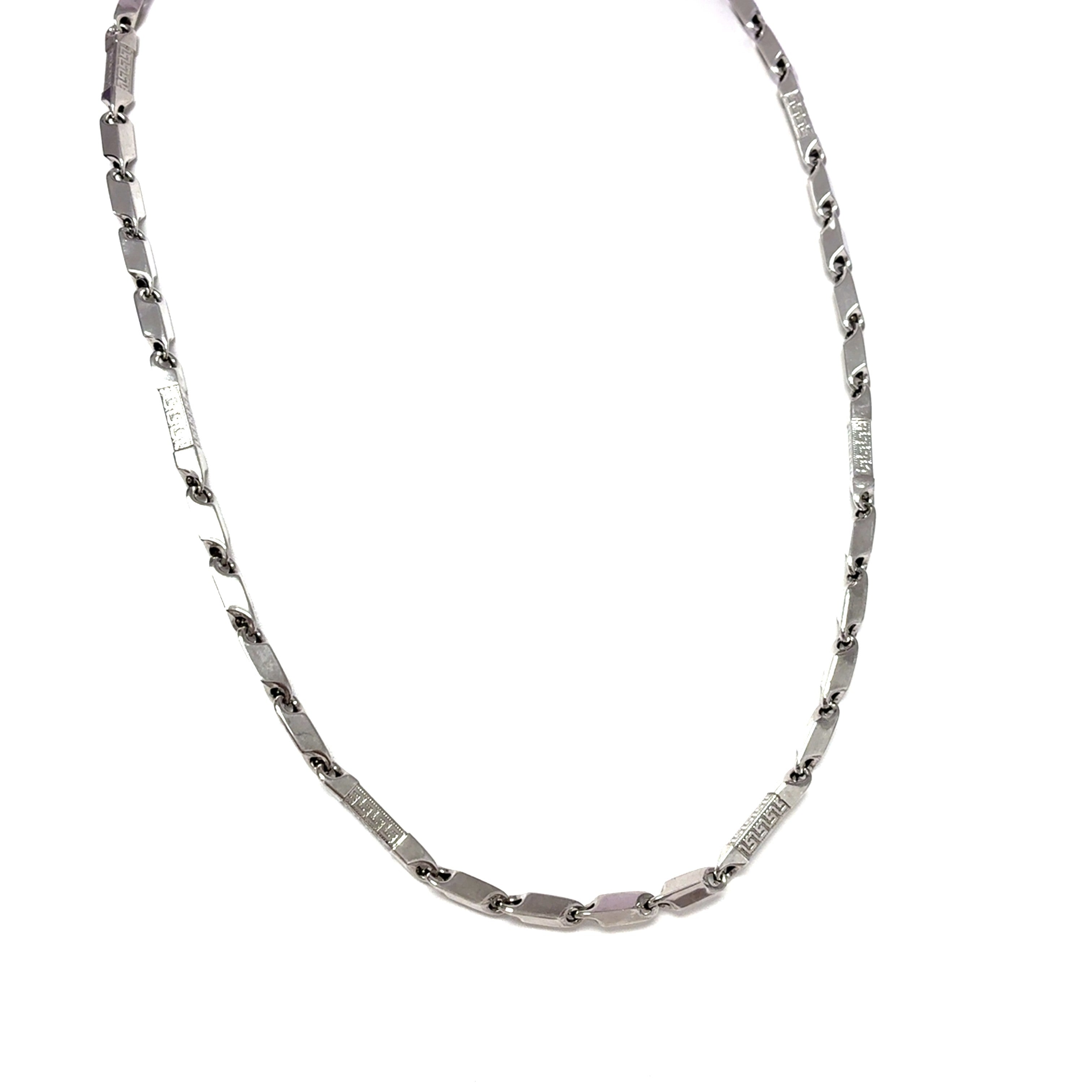 Kette Mäander Muster Silber Geschenk Schmuck 234868