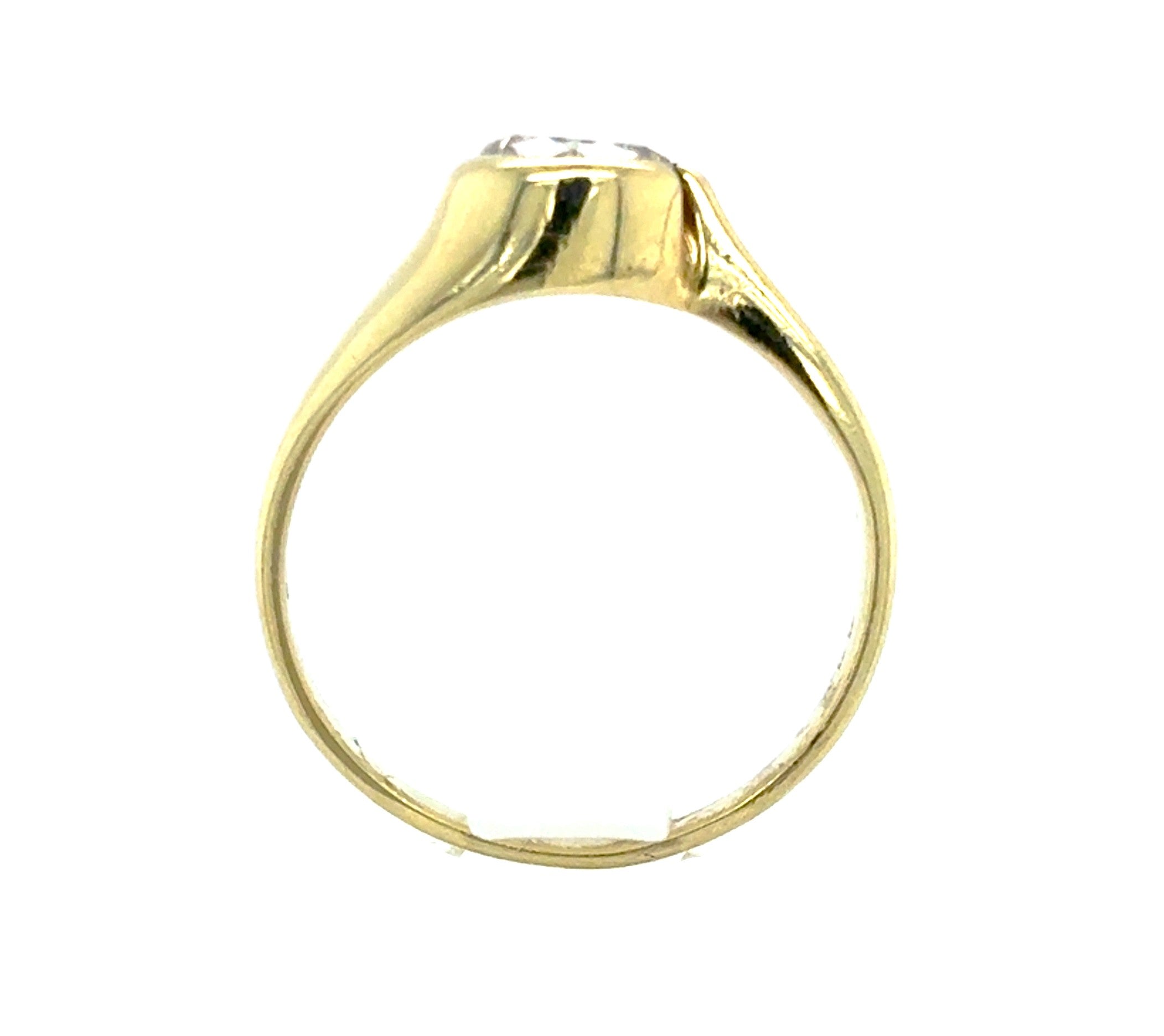 Brillantring Gelb Gold 585 14 kt