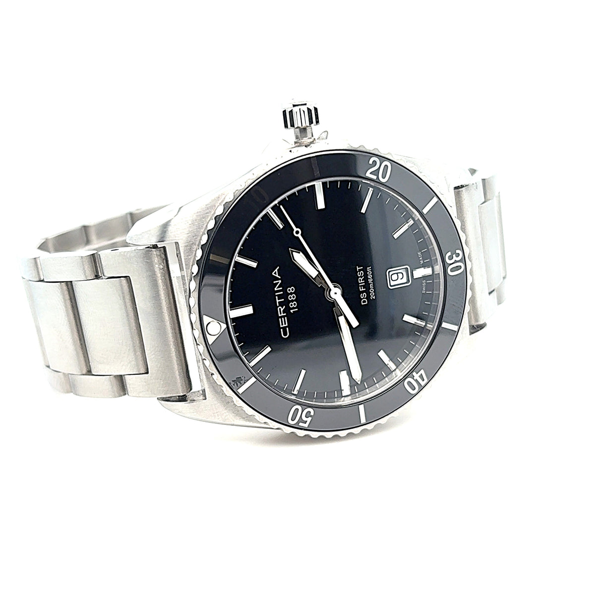 Certina DS First Sport Uhr Herren Full Set Edelstahl Quarz
