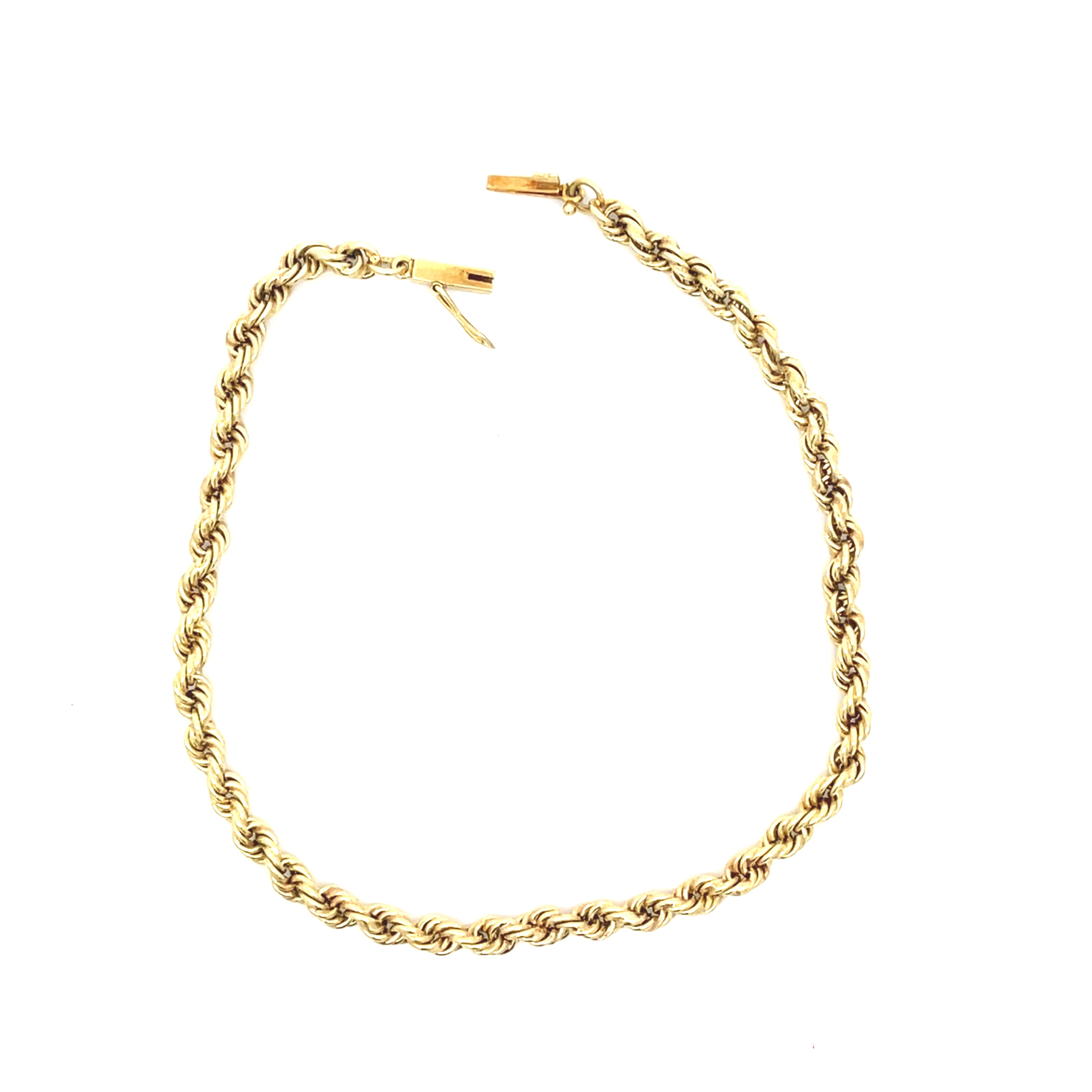 Kordelarmband Gelb Gold 585 14 Karat