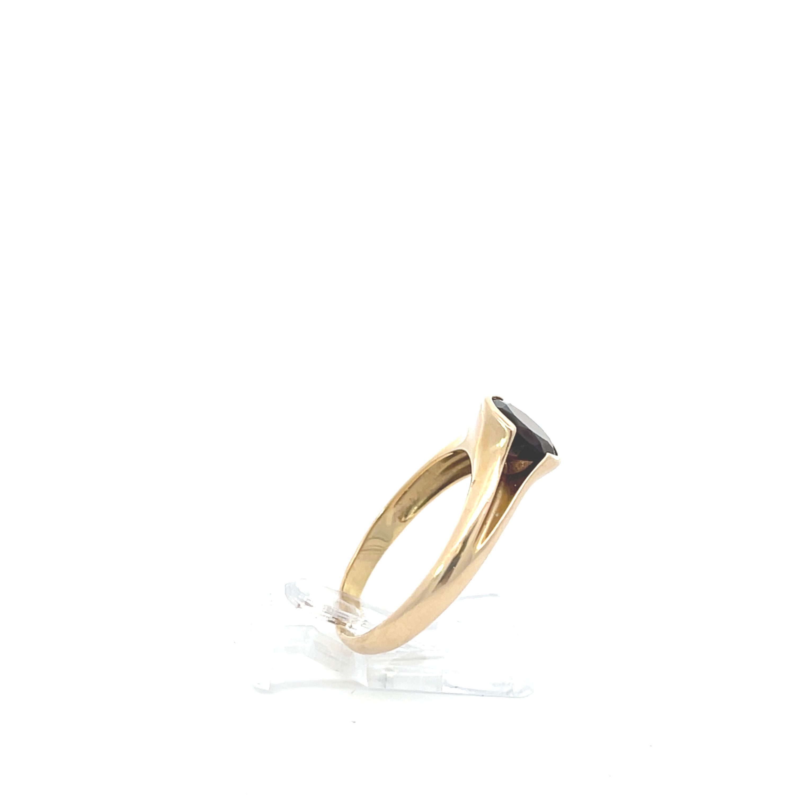 Ring Gold 585 14kt Gr.56 Farbstein rot