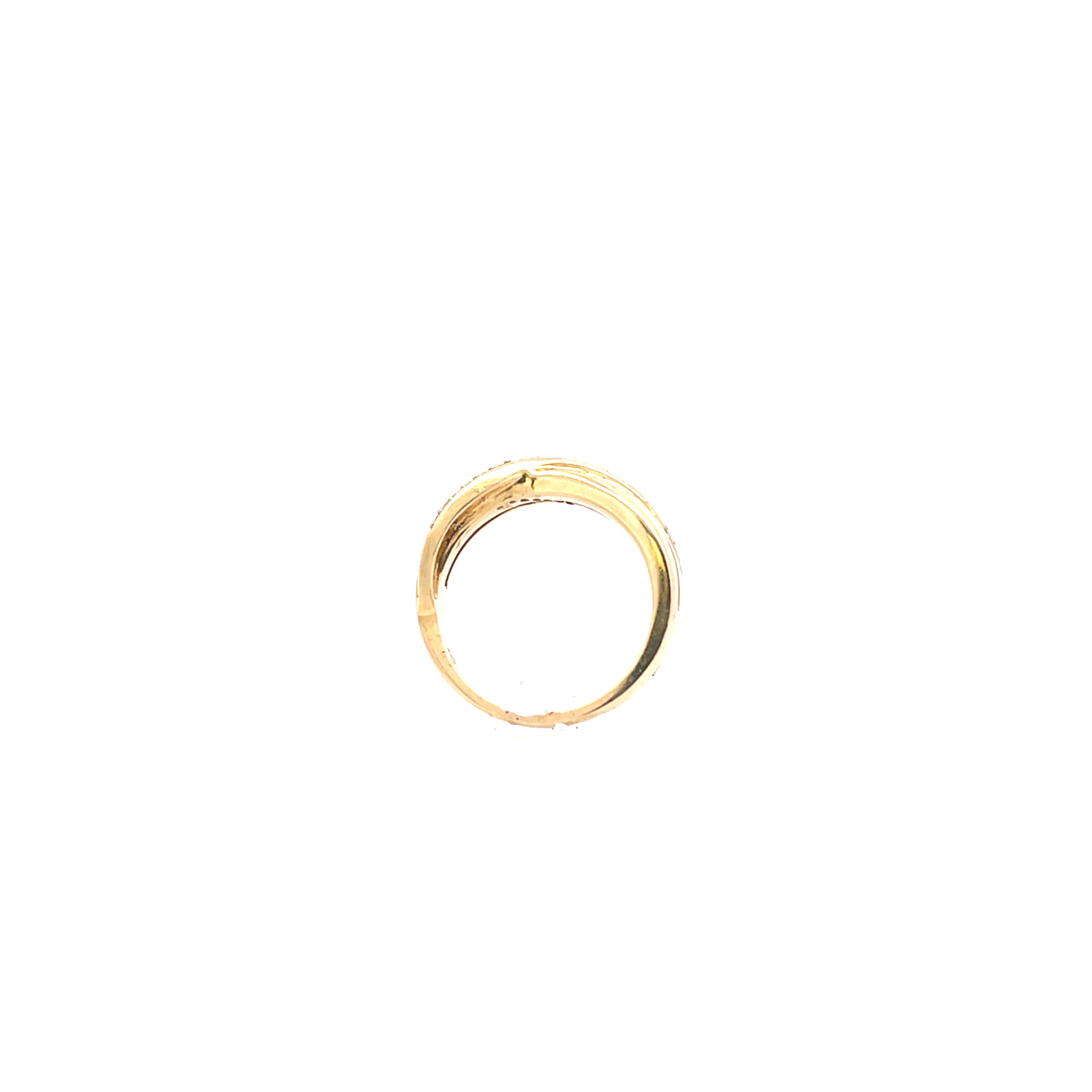 Brillanten Ring Damen Gelb Gold 585/14kt Gr.55