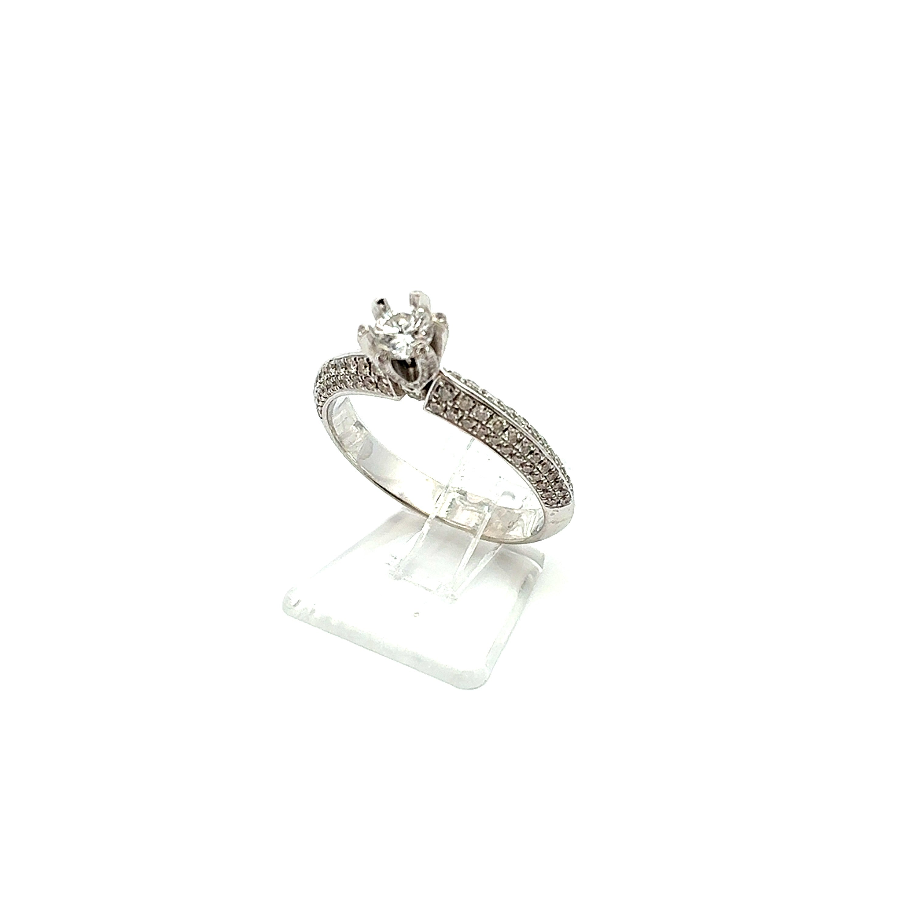 Damen Ring Weißgold 585 Brillanten Geschenk Schmuck