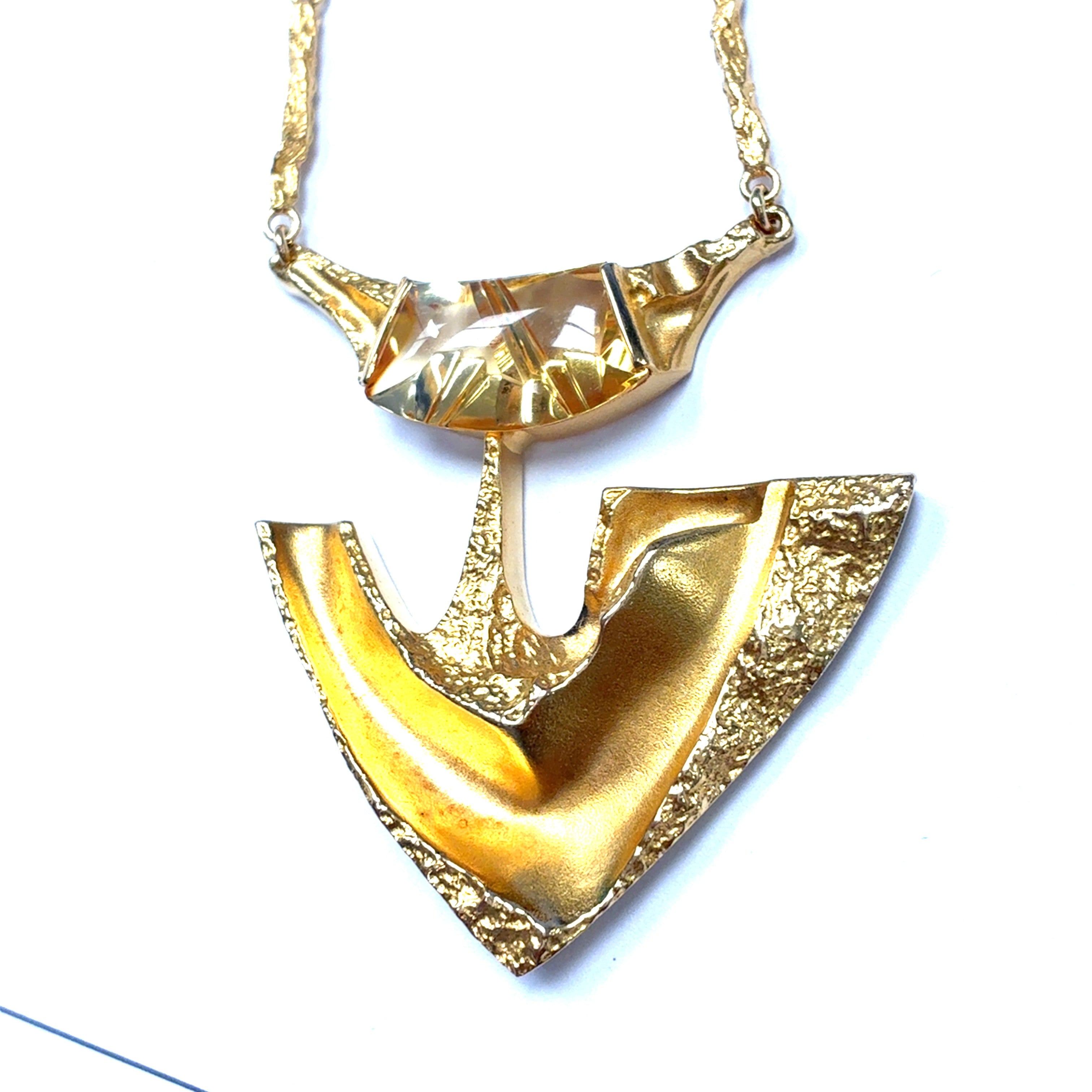 LAPPONIA Collier Kette Gelb Gold 585 14 kt Citrin 237425
