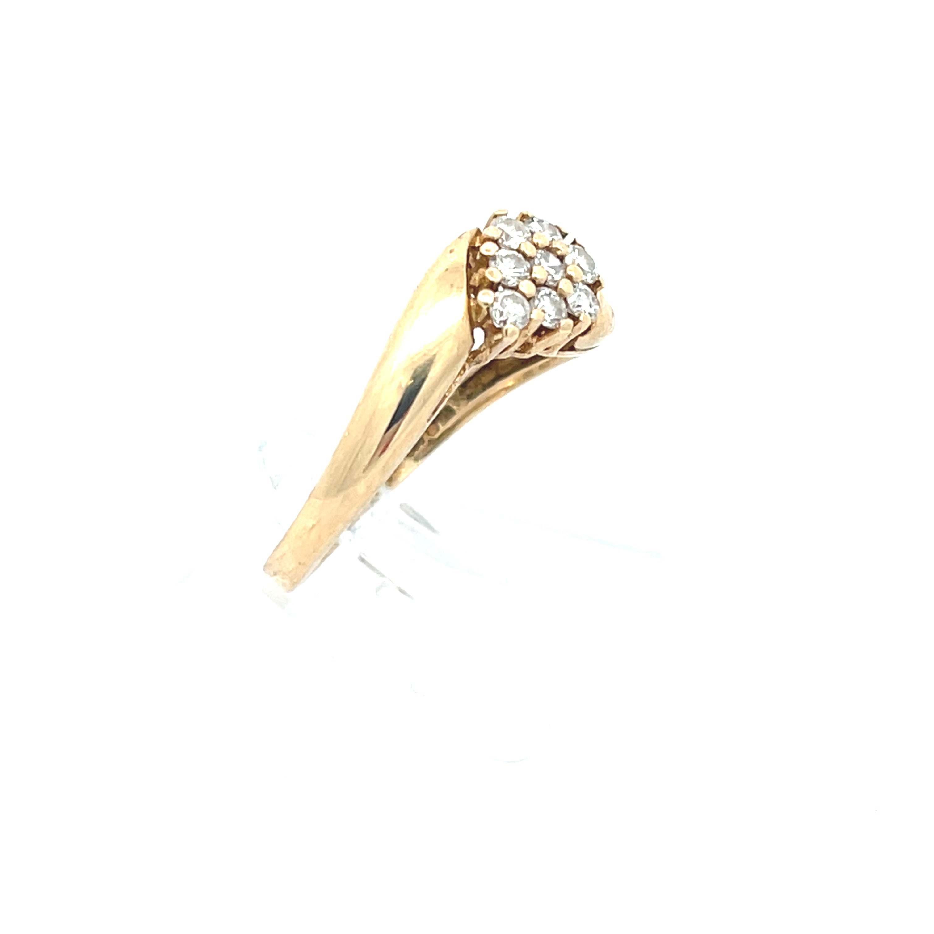 Brillanten Ring Gelb Gold 585 14 Karat Diamanten