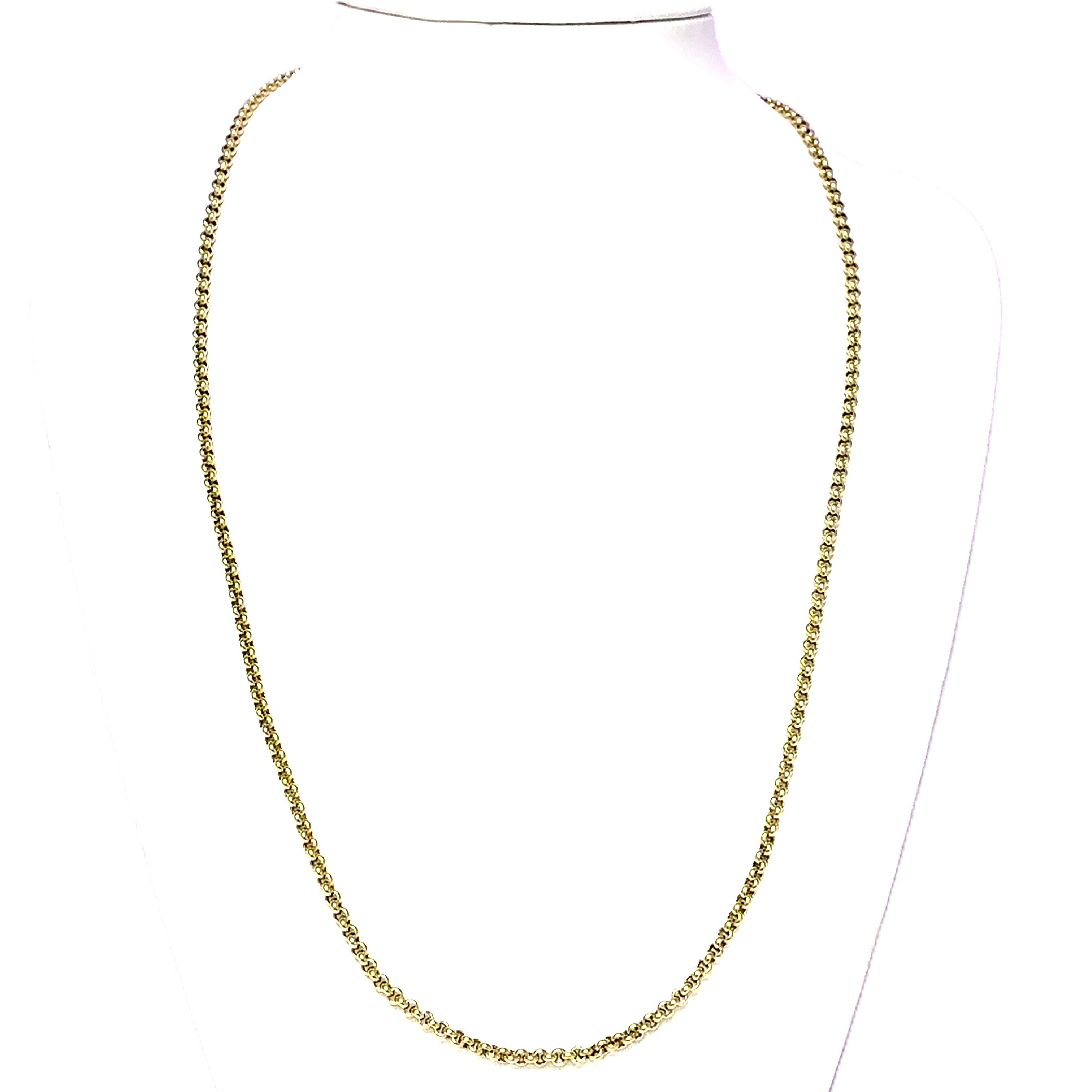 Kette Gelb Gold 585 / 14 kt Unisex Schmuck Geschenk 207239