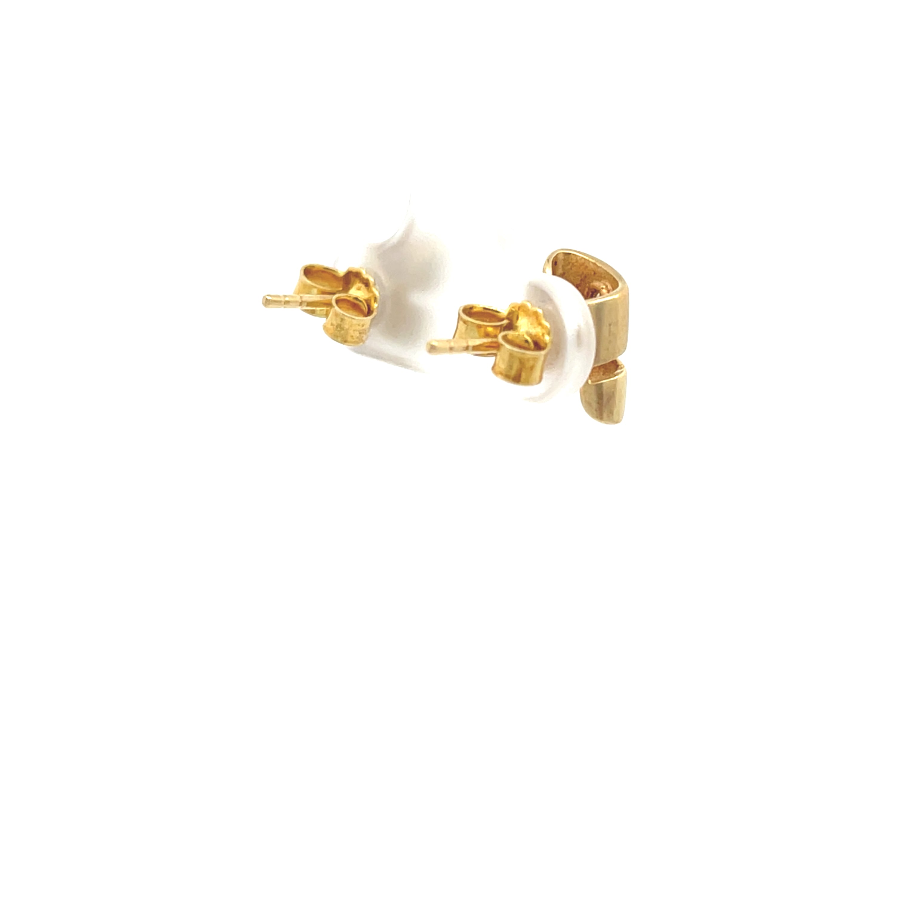 Damen Ohrstecker Gelbgold 585 14kt Zirkonia Schmuck 198487