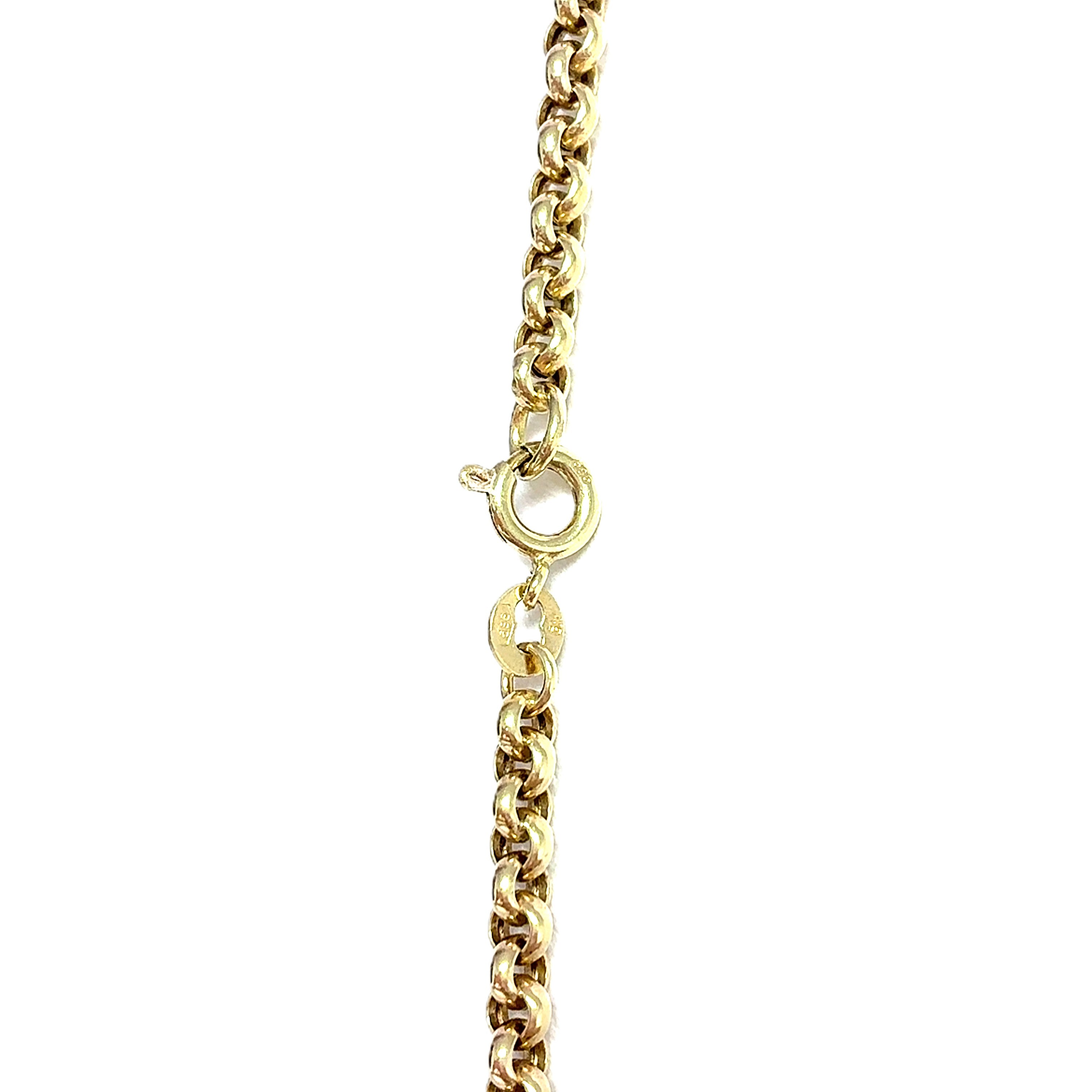 Kette Gelb Gold 585 / 14 kt Unisex Schmuck Geschenk 207239