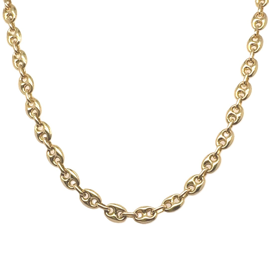 Bohnenkette 585/14kt ca.45cm