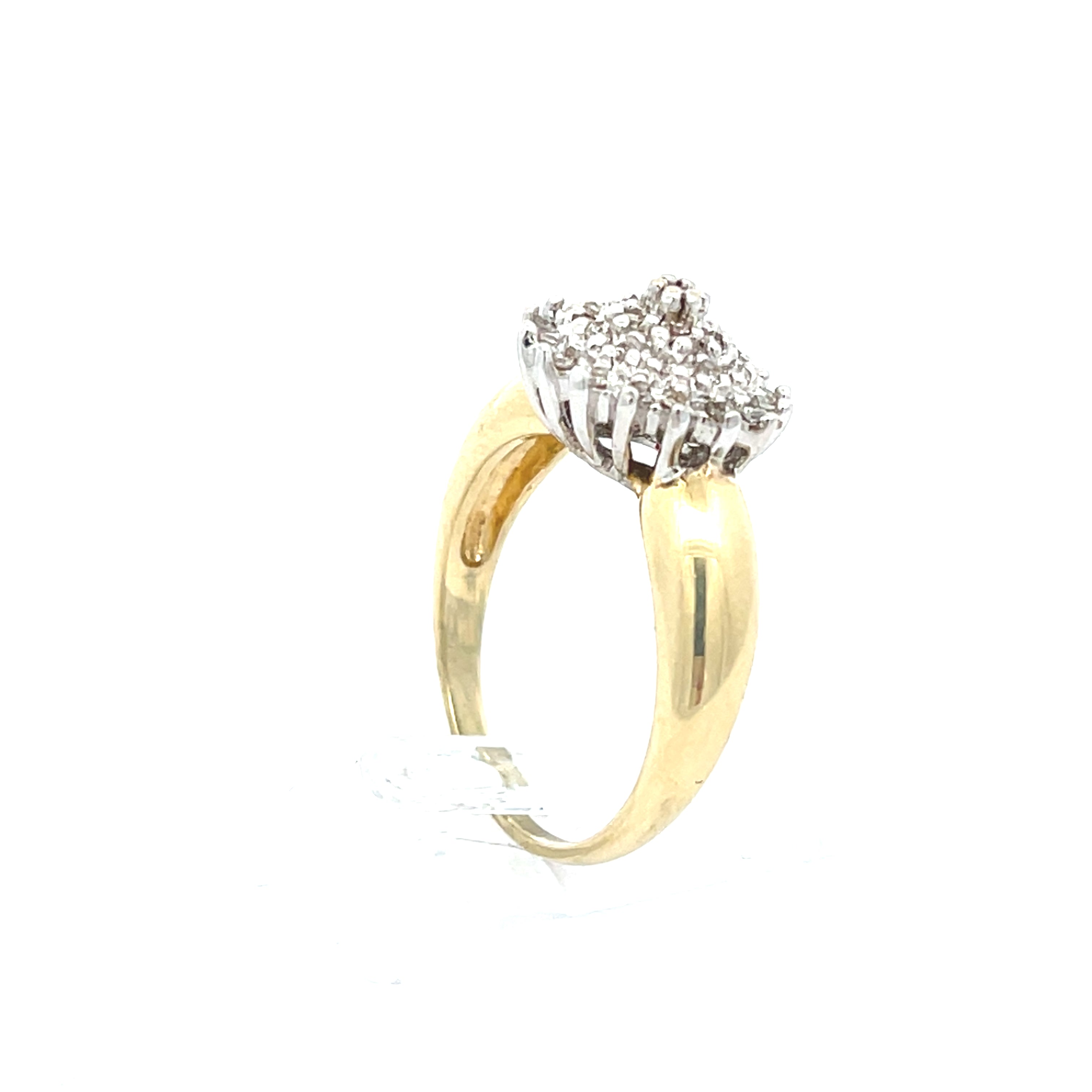 Brillanten Ring Gelb Gold 585 14 Karat