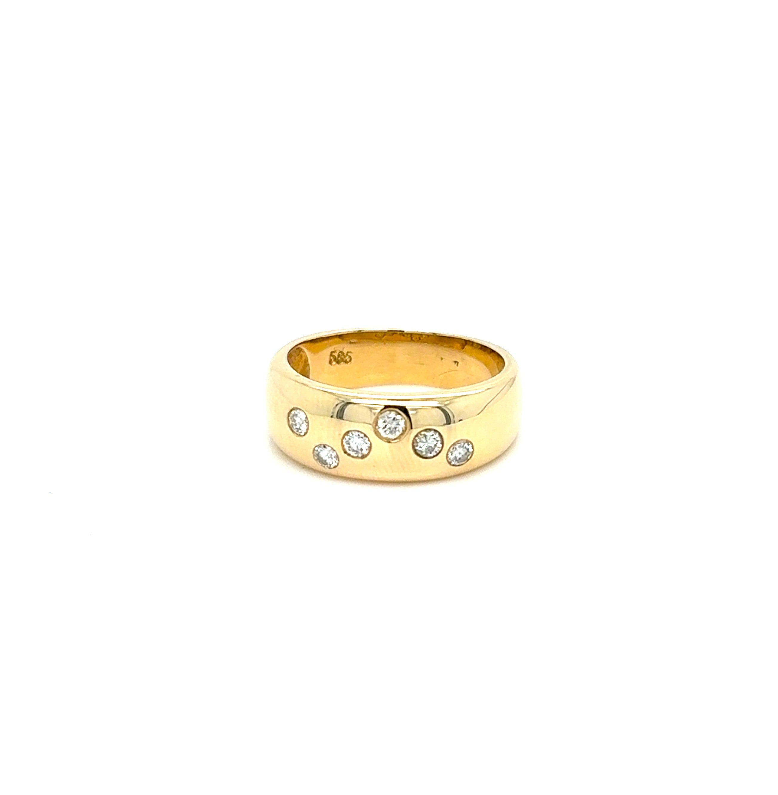 Ring Gold 585 14 kt Brillanten Damen