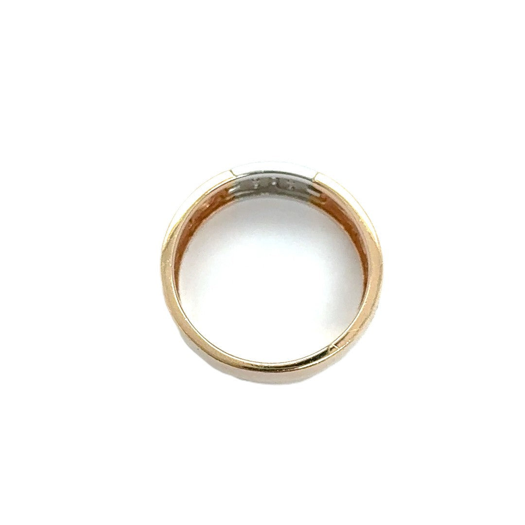 Ring Rotgold Weißgold 585 Gr.55 mit Brillanten