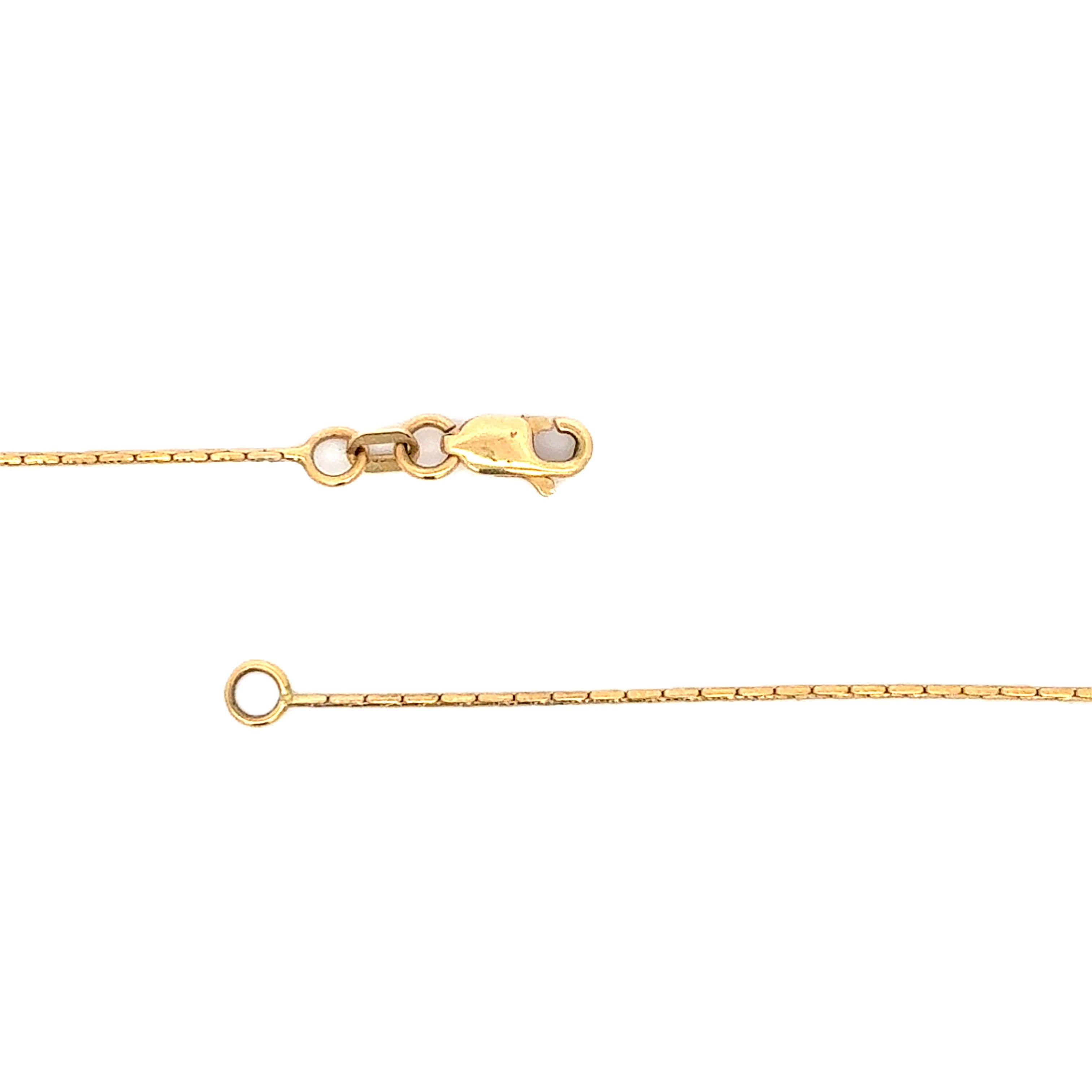 Damen Kette Gelb/Weiß Gold 585 Geschenk Zirkonia 163776