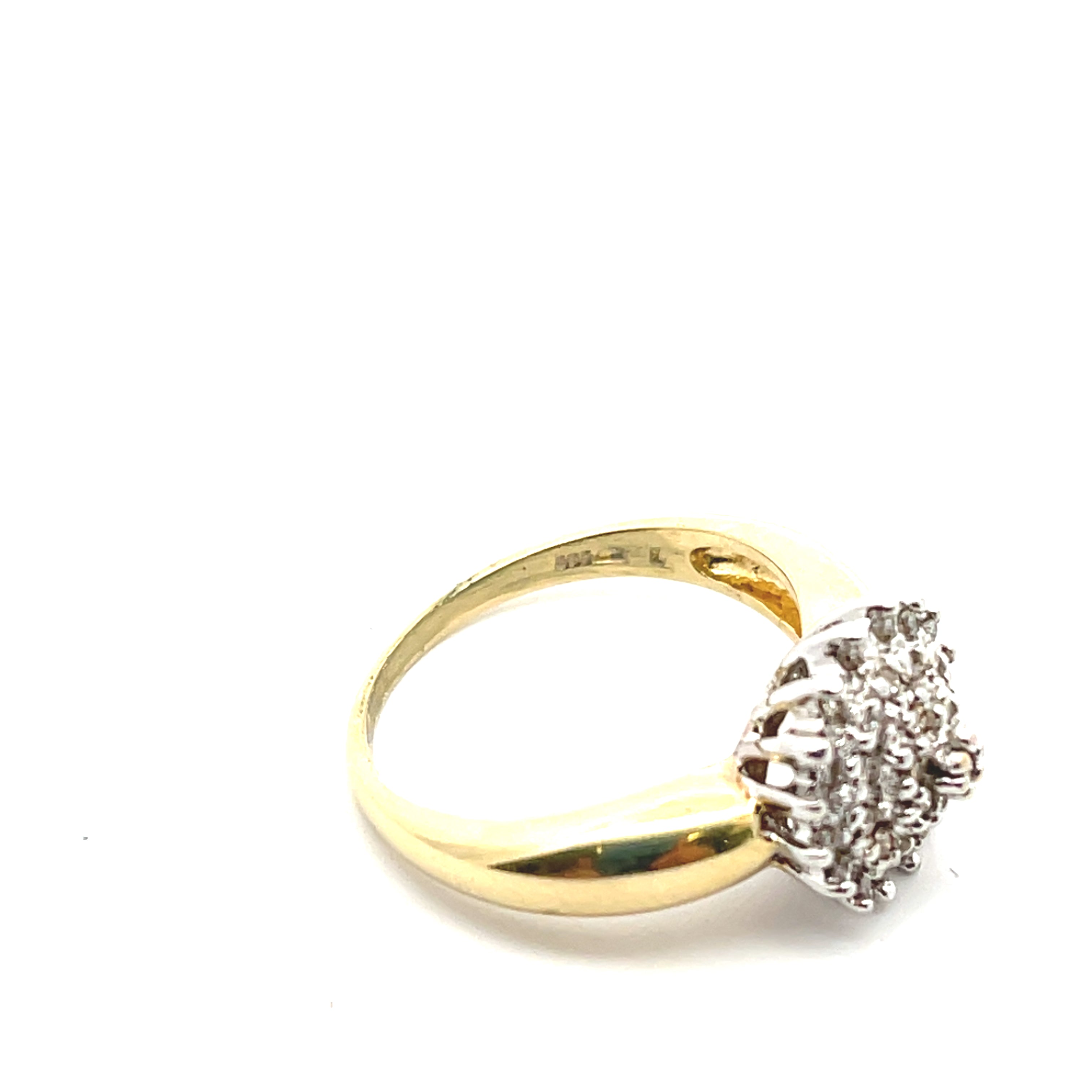 Brillanten Ring Gelb Gold 585 14 Karat