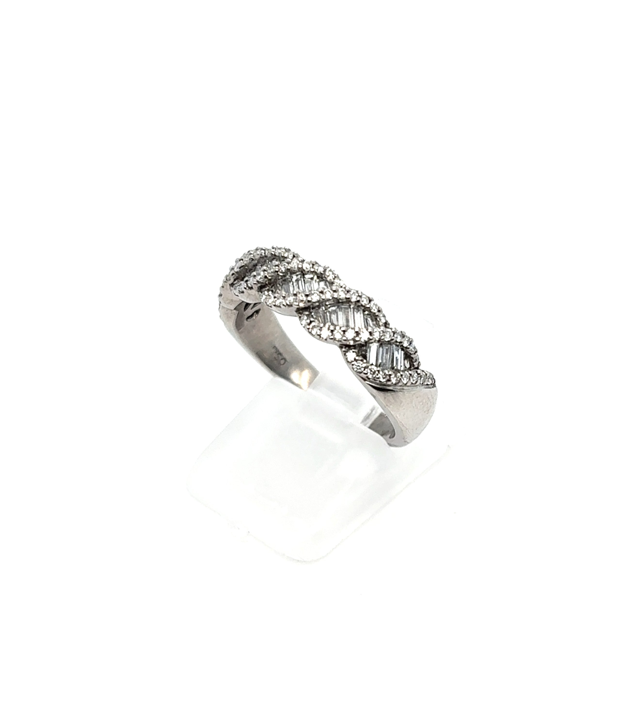 Ring Weiß Gold 750 18 kt Brillanten Damen