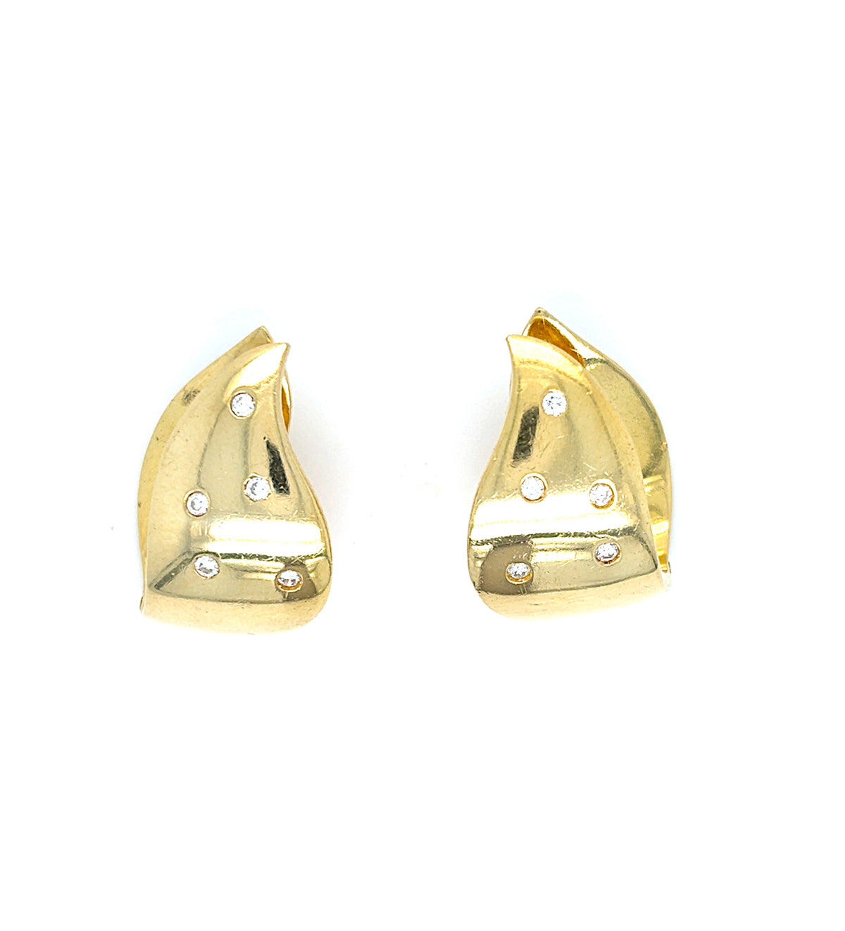 Ohrringe Gold 750 18 kt Brillanten Damen