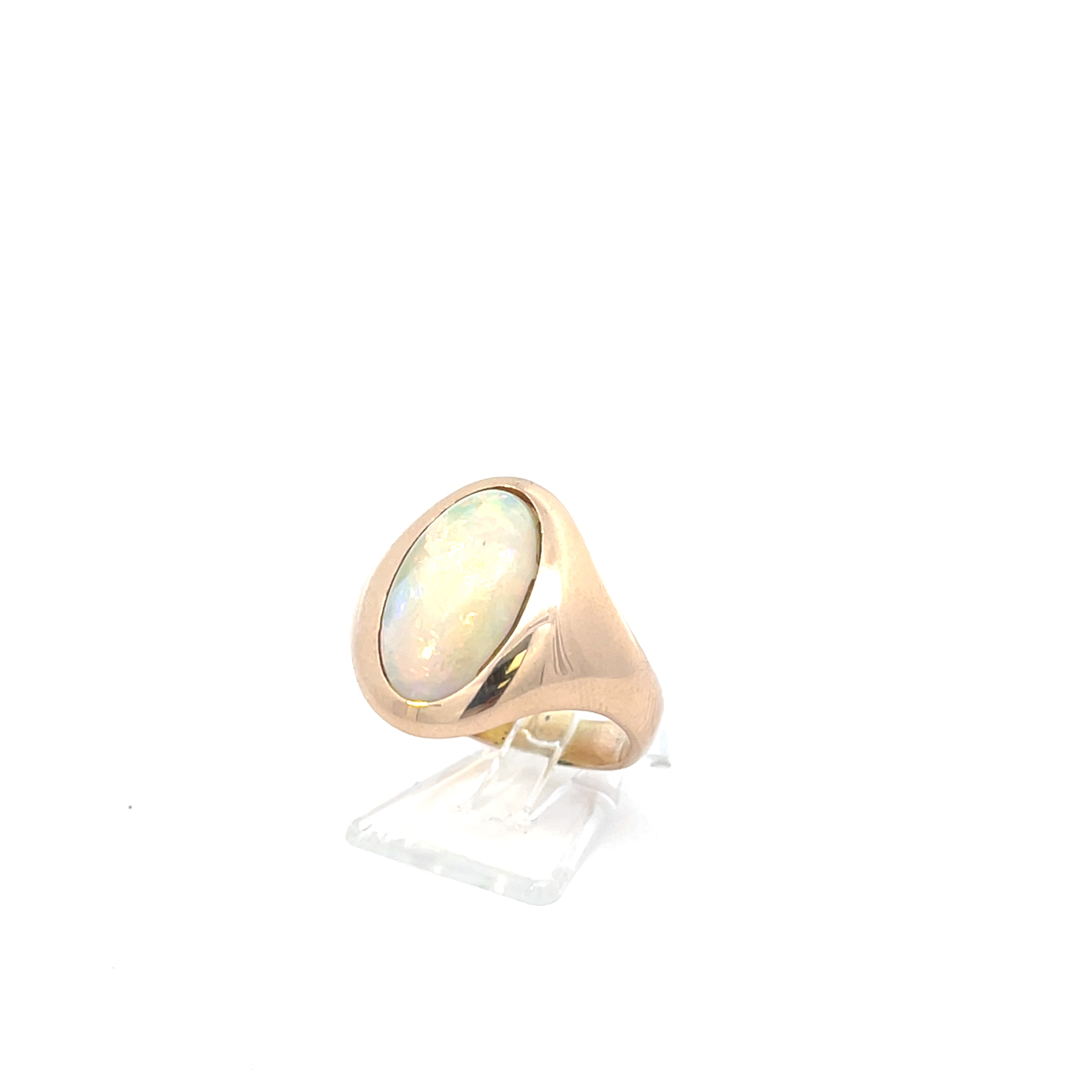 Damen Ring Gelbgold 585/14kt Gr. *58* Opal