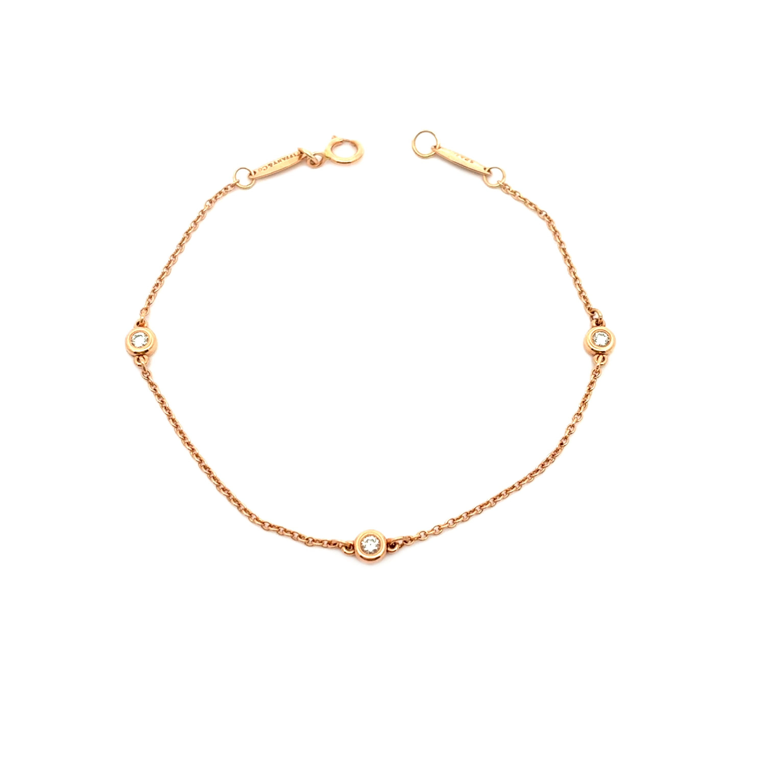 TIFFANY & Co. Armband Rot Gold Brillanten 750 /18kt