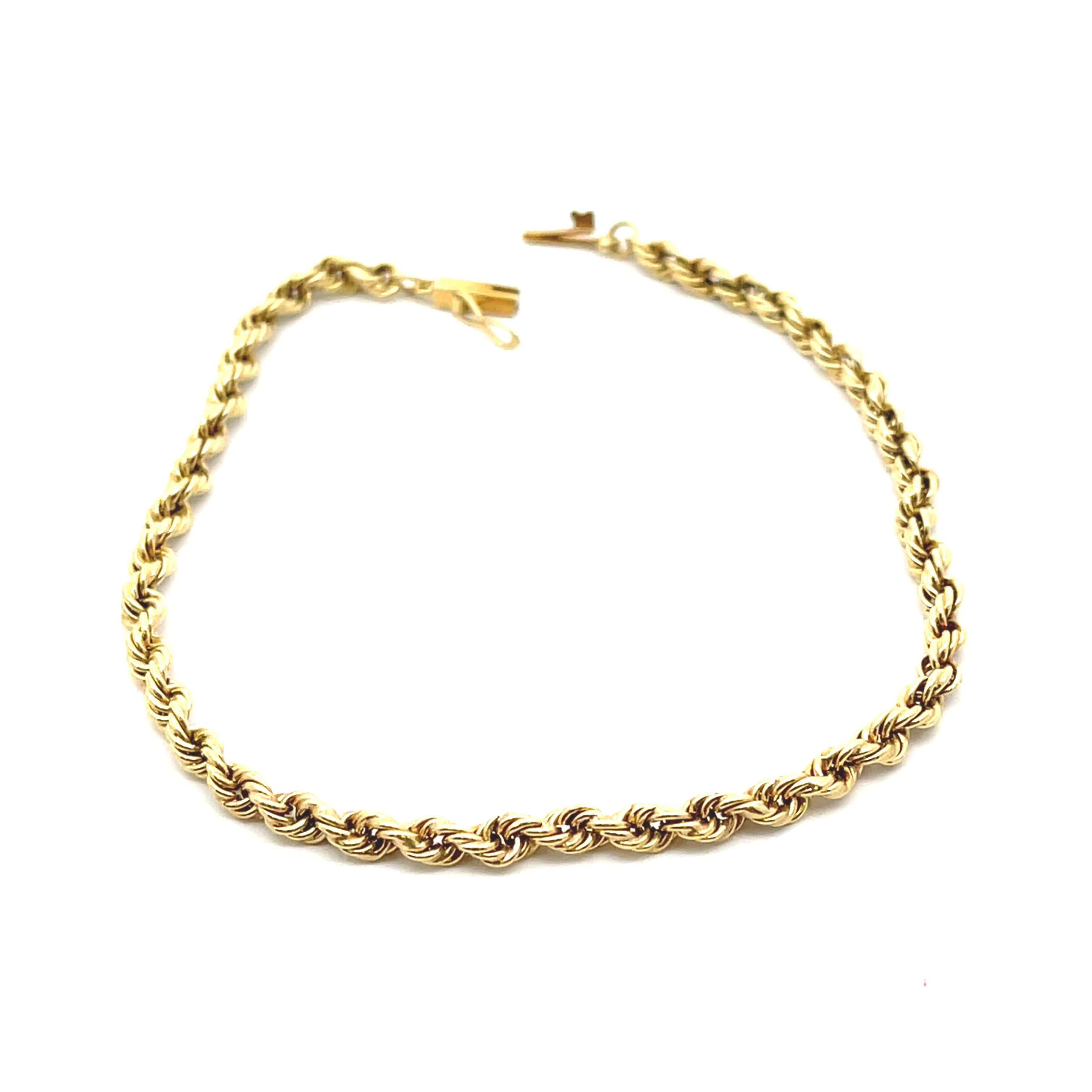Kordelarmband Gelb Gold 585 14 Karat