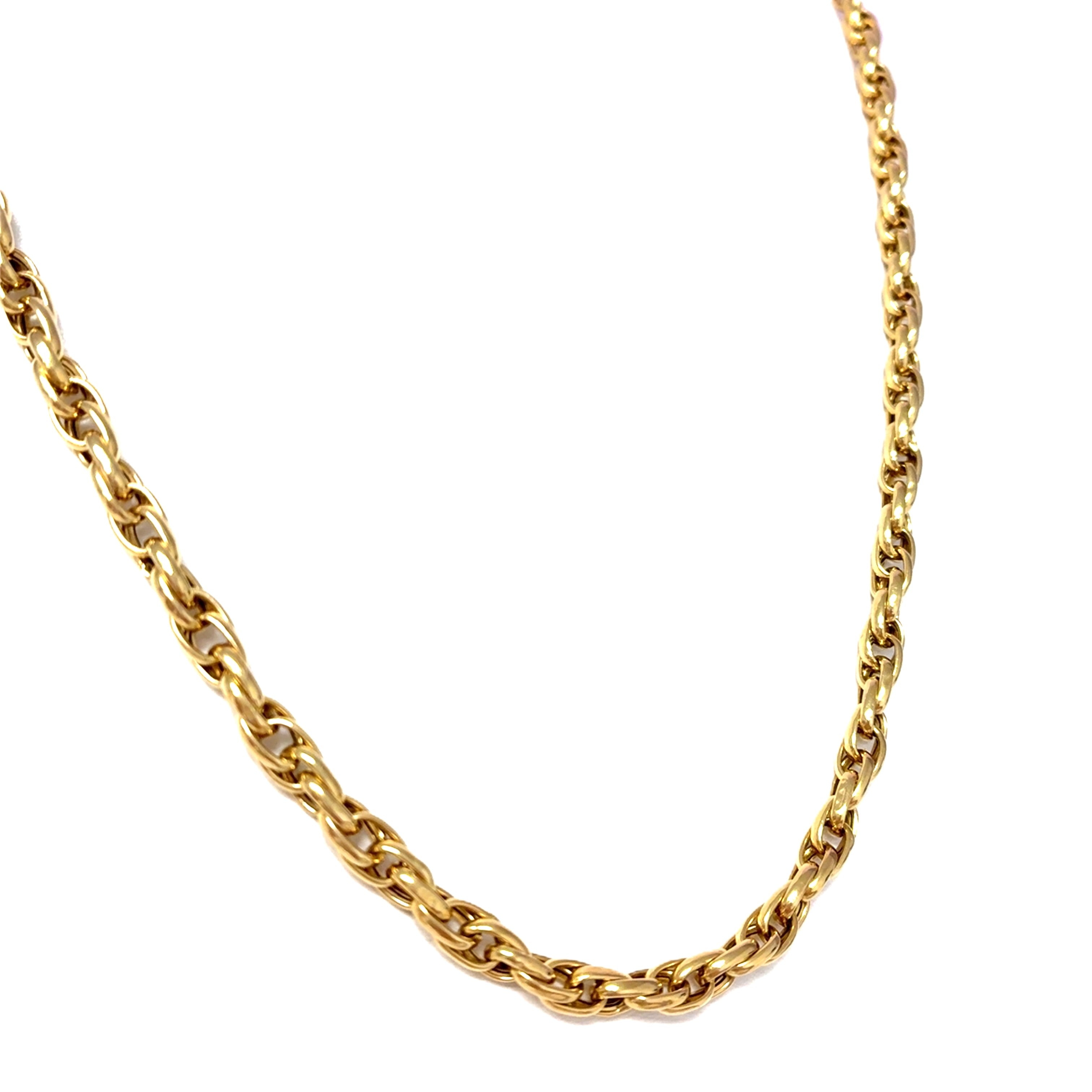 Unisex Kette Gelbgold 585/14 kt Schmuck