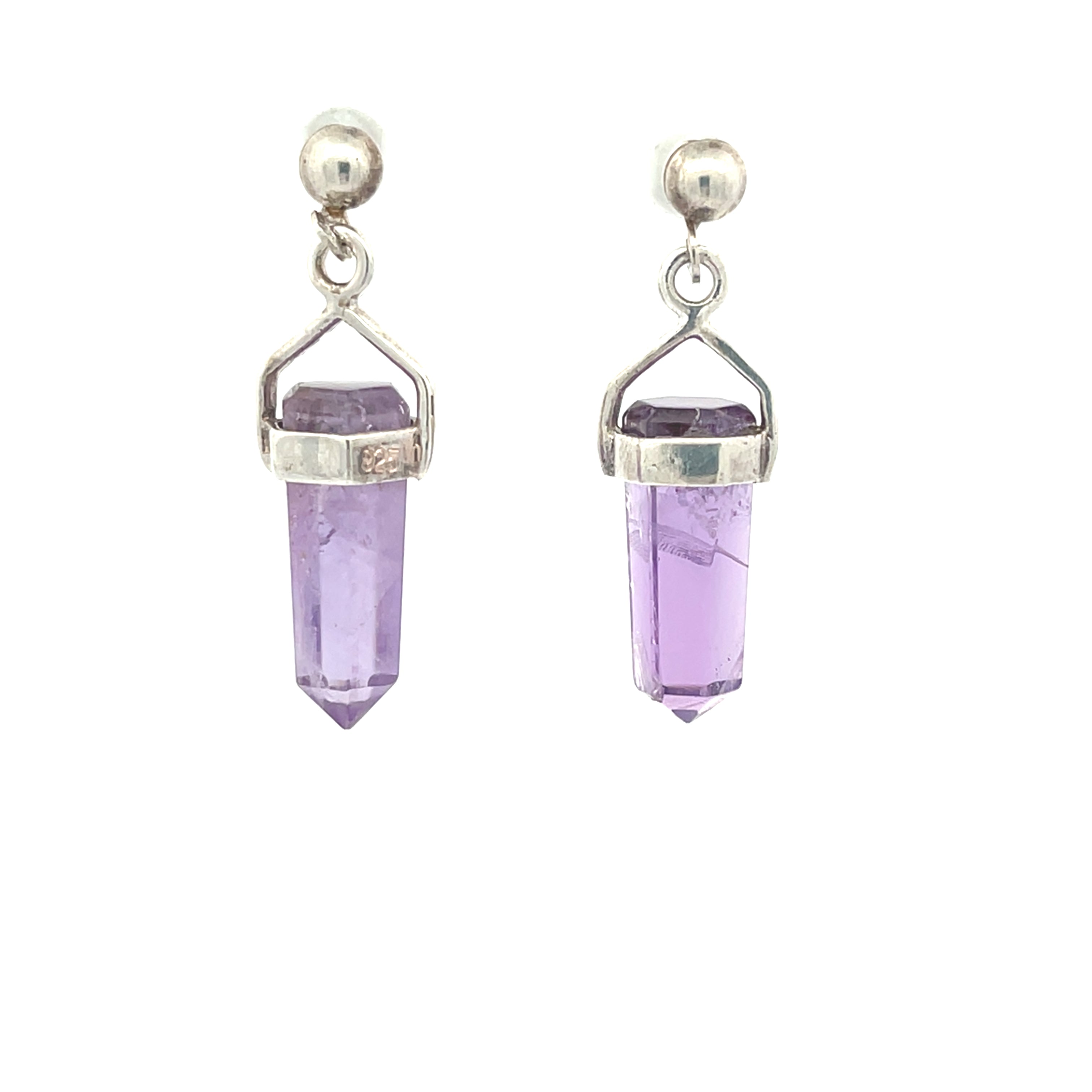 Kristall Ohrringe Sterling Silber