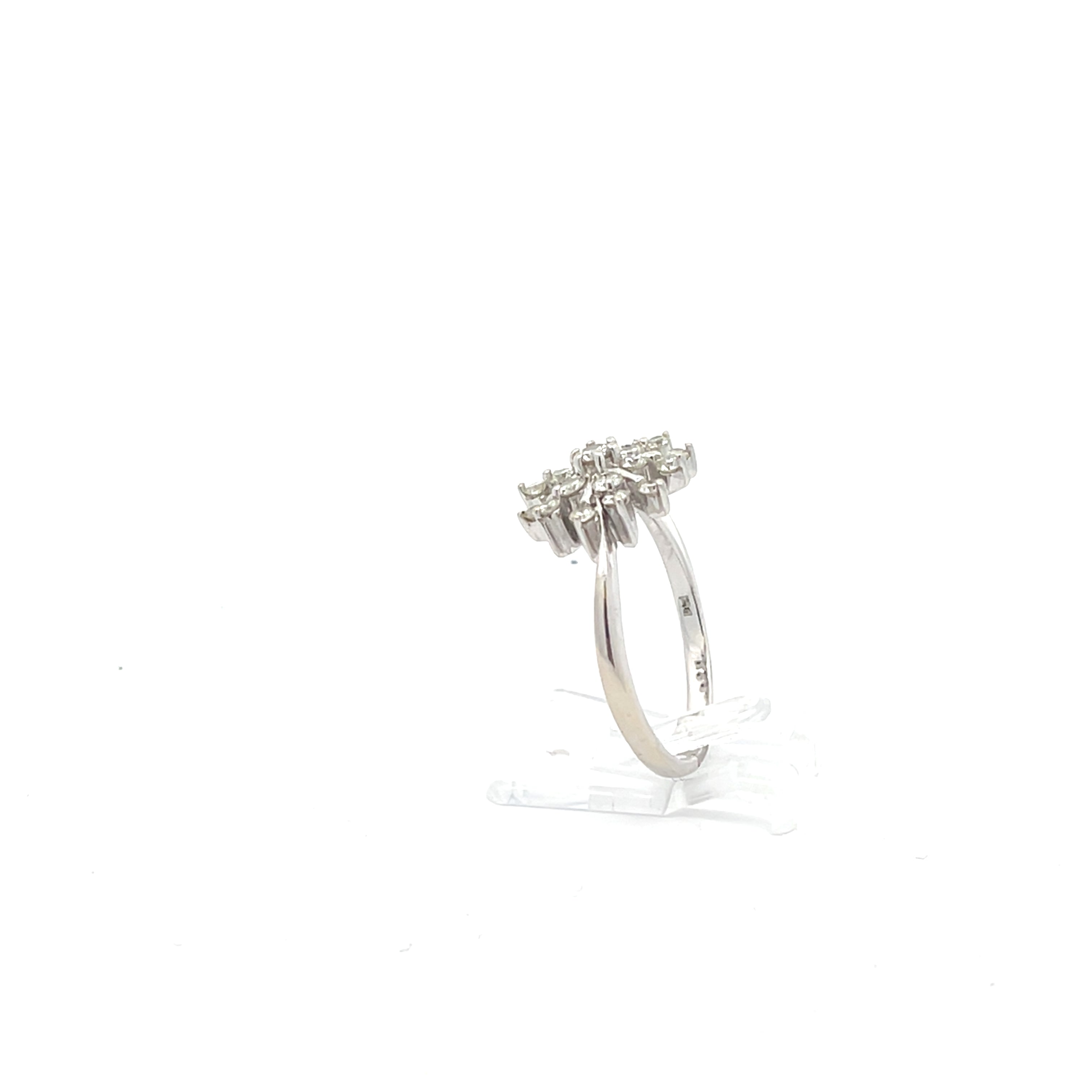 Brillant Damenring Weißgold 585/14kt